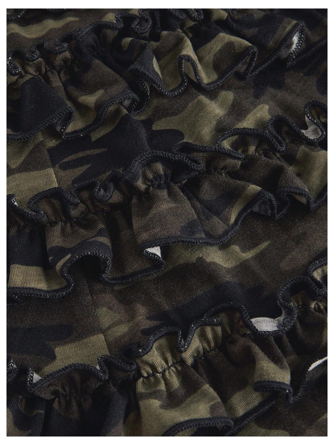 Women's Strapless Tube Jumpsuit with Ruffles, Punk, Gothic Style