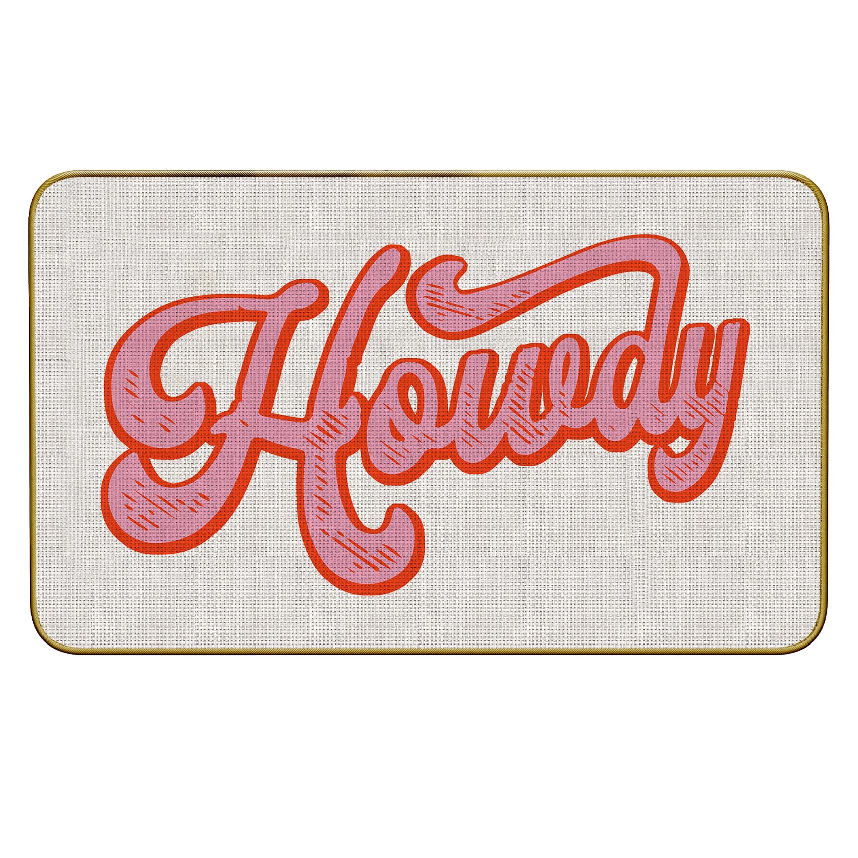 Howdy Doormat Door Mat