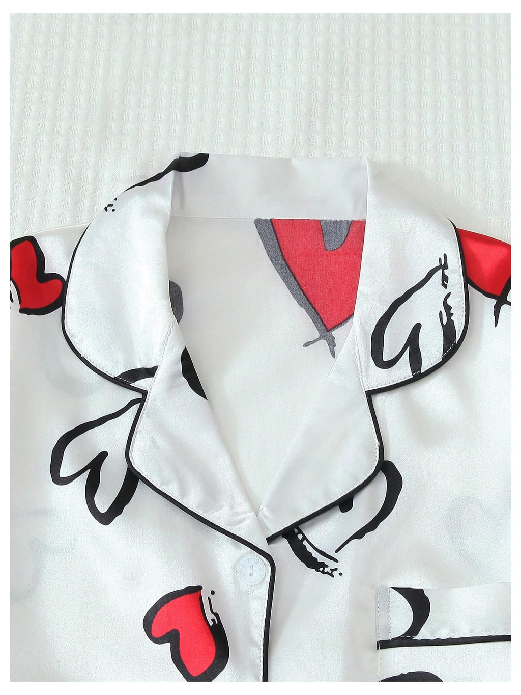 Women's Silk Satin Pajama Set Print Sleepwear Short Sleeve Button Down Pjs Shorts Cheetah Loungewear