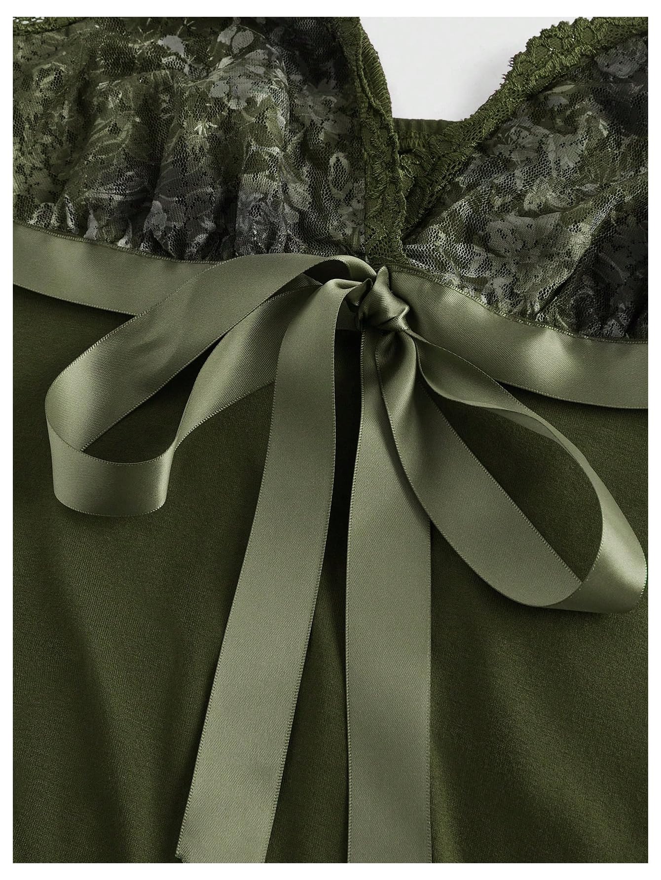 Women's Coquette Tank Tops Y2K Lace Trim Crop Top Bowknot Deep V Neck Sleeveless Camisole Blouse