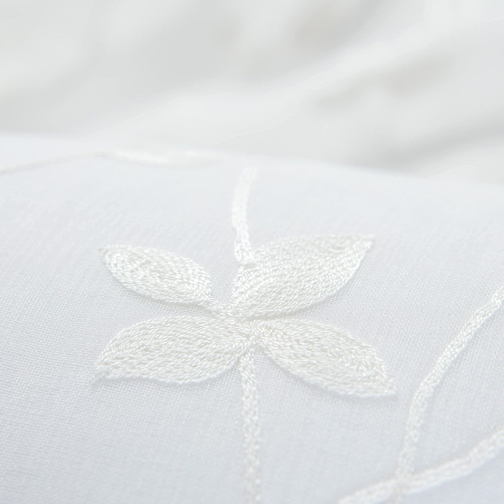Embroidered Vine Curtains - Sheer Curtains