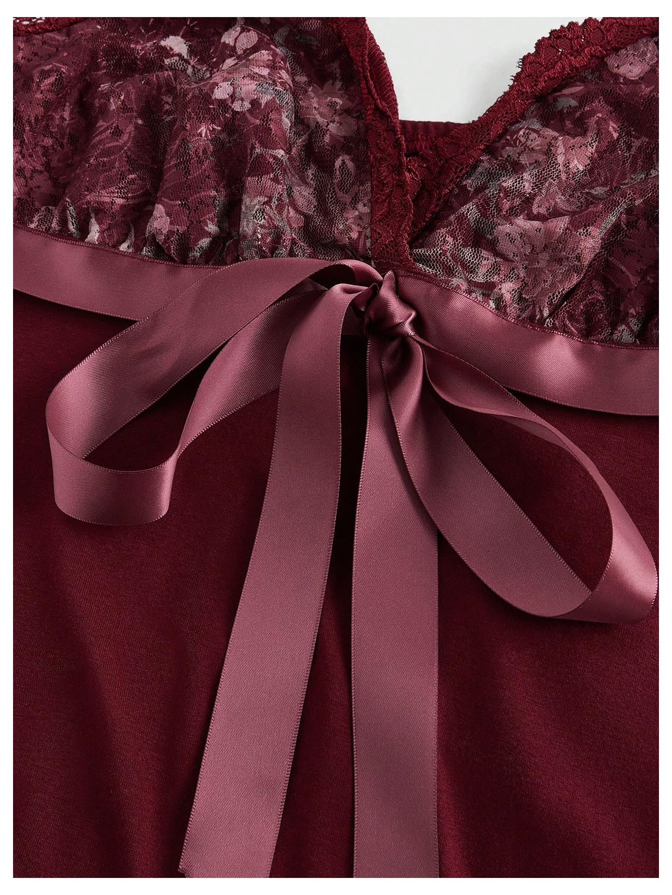 Women's Coquette Tank Tops Y2K Lace Trim Crop Top Bowknot Deep V Neck Sleeveless Camisole Blouse