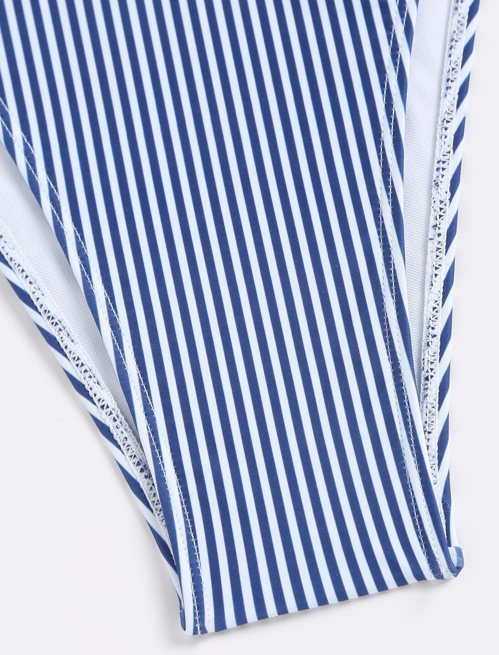 Women's Triangle Bikini Lace Frilled Ruffles Gingham Print Tie Side Spaghetti Strap 2 Pieces Bikini Swimsuit