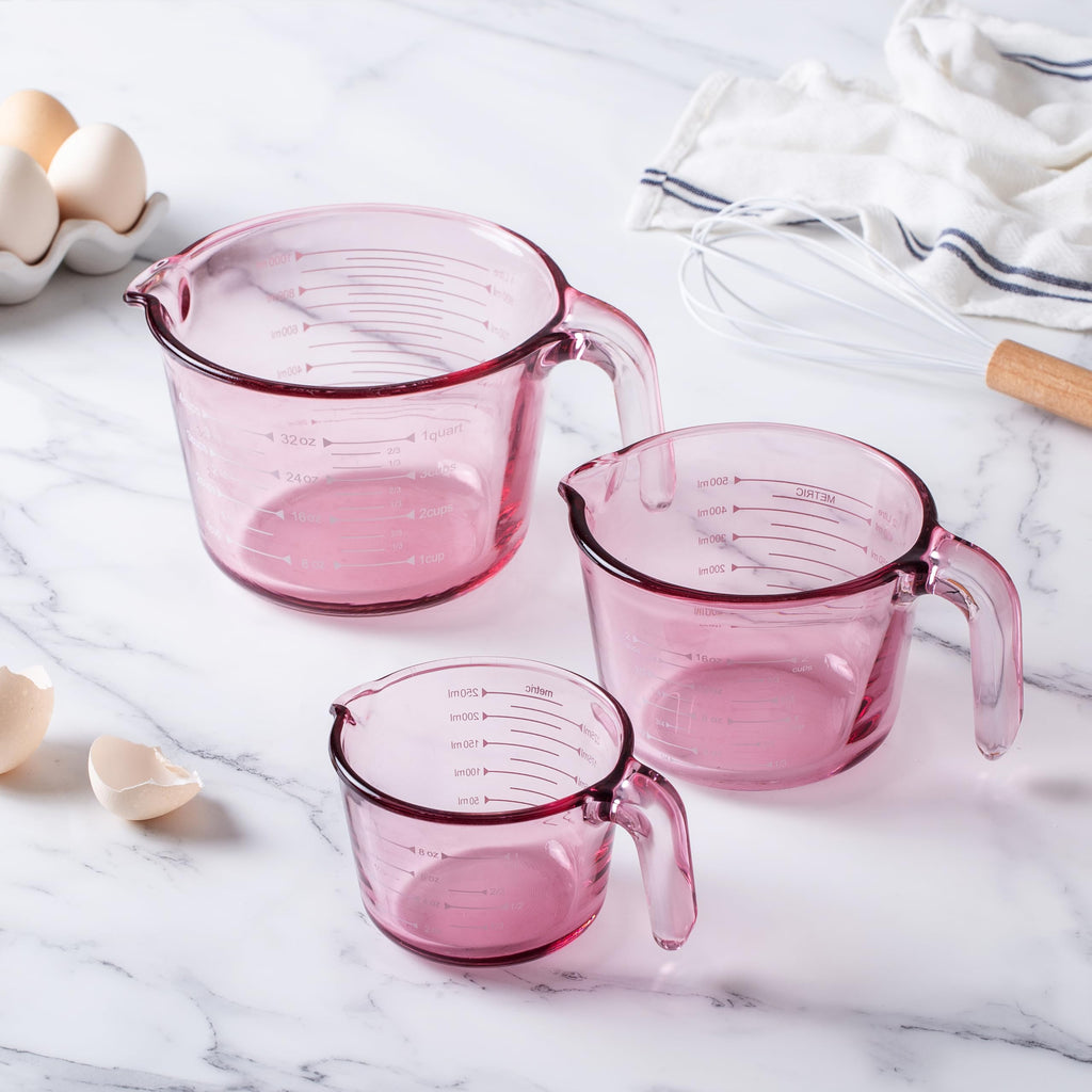Glass Measuring Cups - Ideal for Cooking and Baking