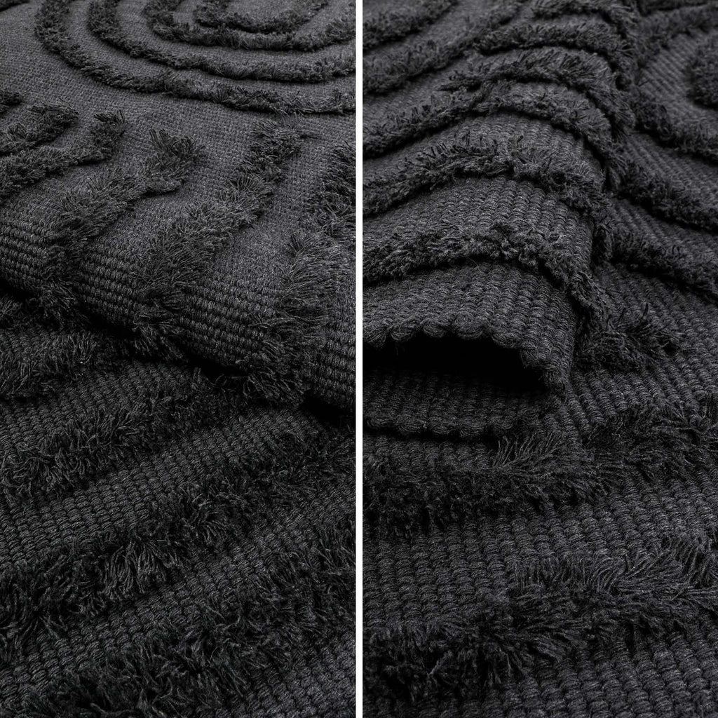 Washable Kitchen Runner Rug - Hand-Woven Bathroom Runner Rug with Tassels, Terracotta Entryway Runner Rug, Tufted Rainbow Bedroom Rug Runner, Hallway Rug for Laundry/Living Room