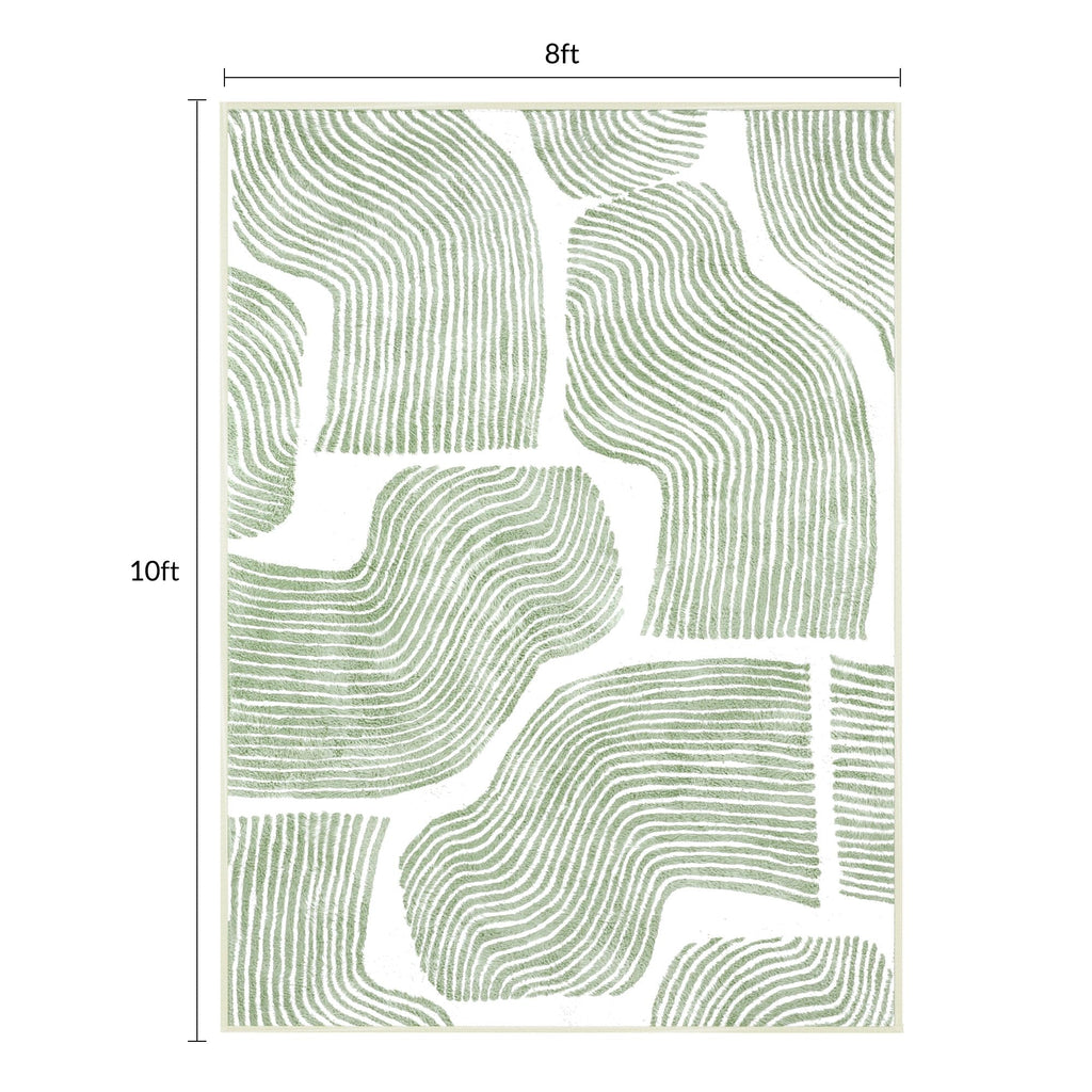 Zen Garden Area Rug - Ultra Soft Area Rug, Non Slip, Stain Resistant Living Room Rug, Washable Area Rugs for Living Room, Rugs for Bedroom