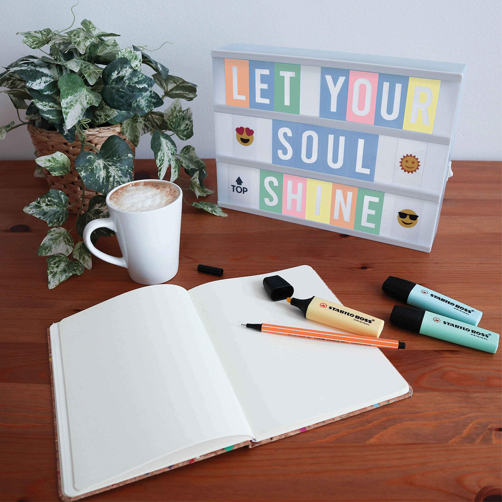 Light Box â€?400 Letters & Emojis, LED Sign for Home & Office Decor, Gifts for Women & Girls