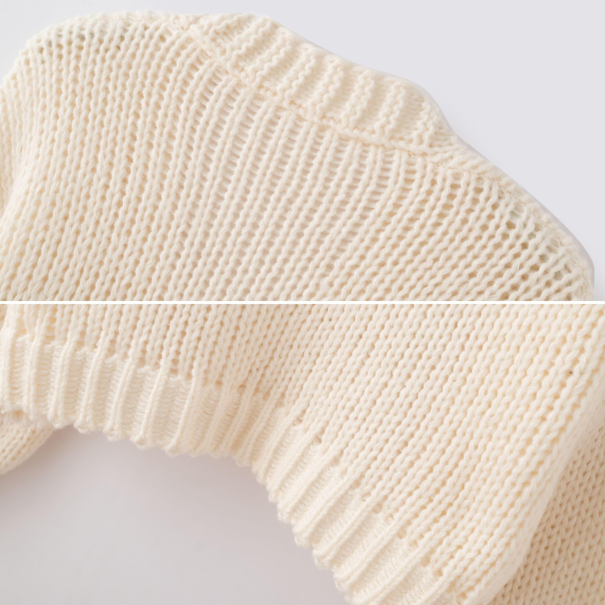 Women's Kawaii Strawberry Embroidered Cardigan Long Sleeve V Neck Chunky Knitted Cardigans