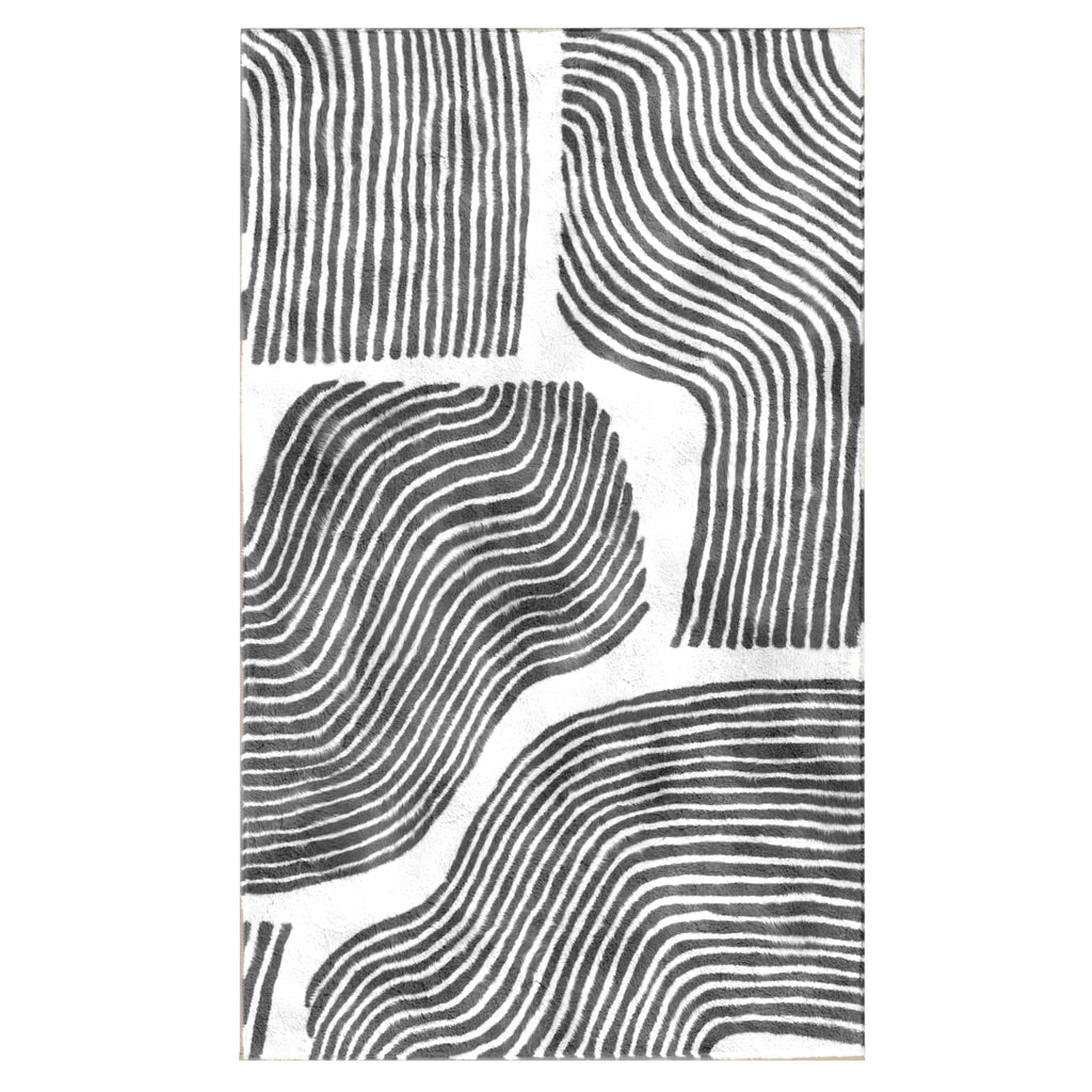 Zen Garden Area Rug - Ultra Soft Area Rug, Non Slip, Stain Resistant Living Room Rug, Washable Area Rugs for Living Room, Rugs for Bedroom