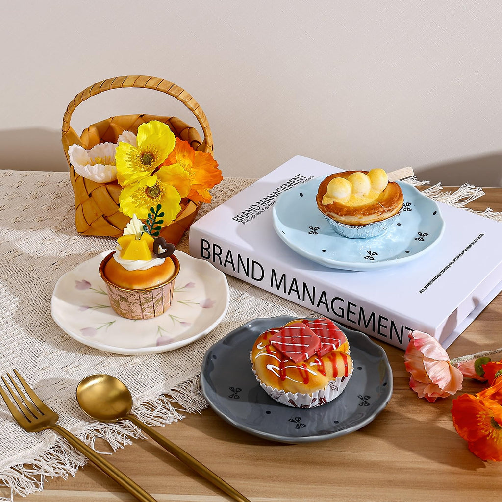 Ceramic Dessert Plates, Cute Creative Dinner Plates Design