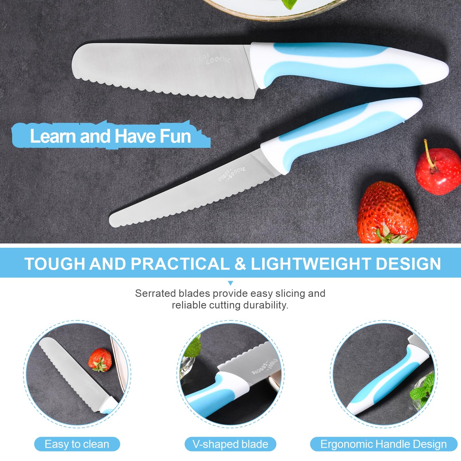 New 5" Serrated Bread Knife - Stainless Steel Tomato & Lettuce Knife