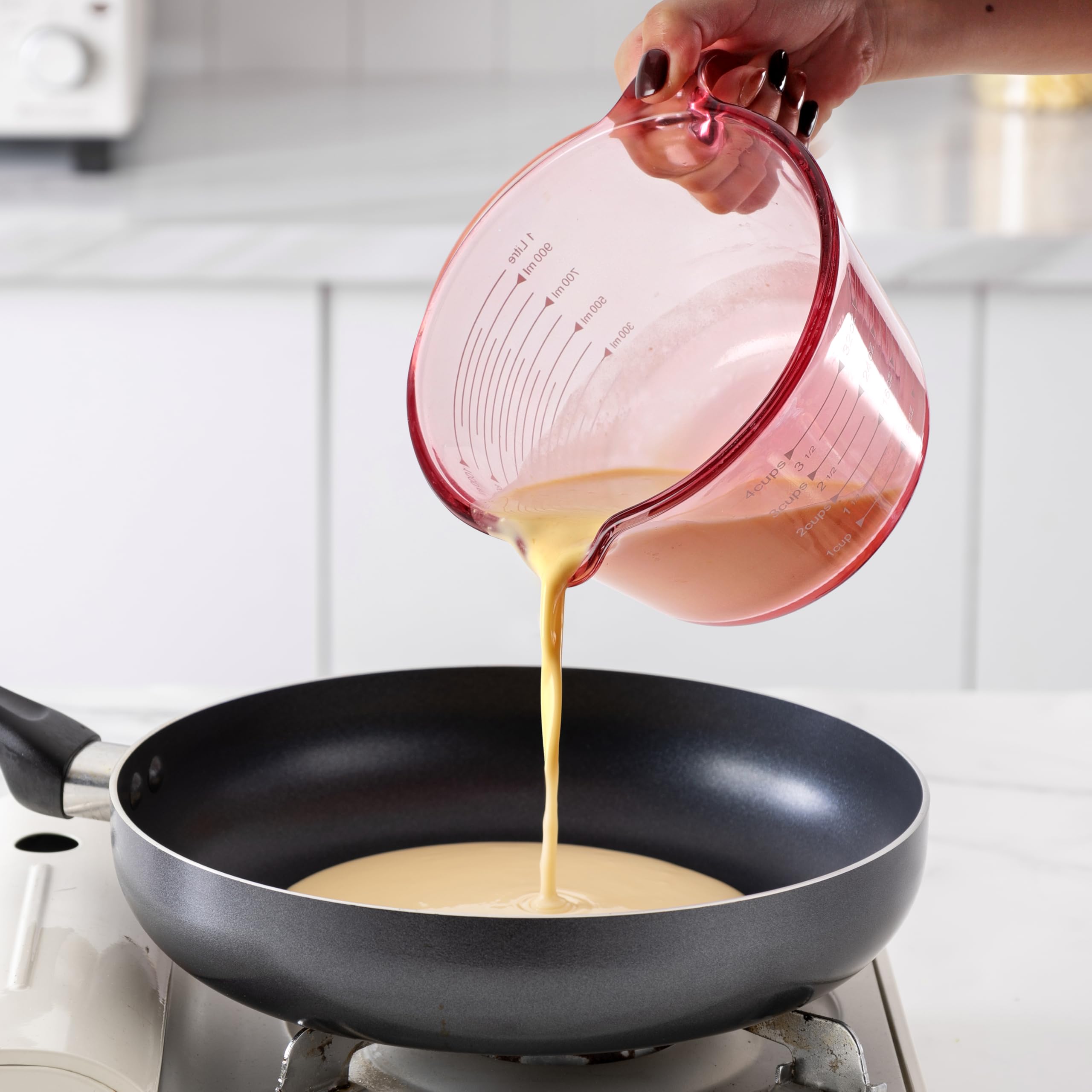 Glass Measuring Cups - Ideal for Cooking and Baking