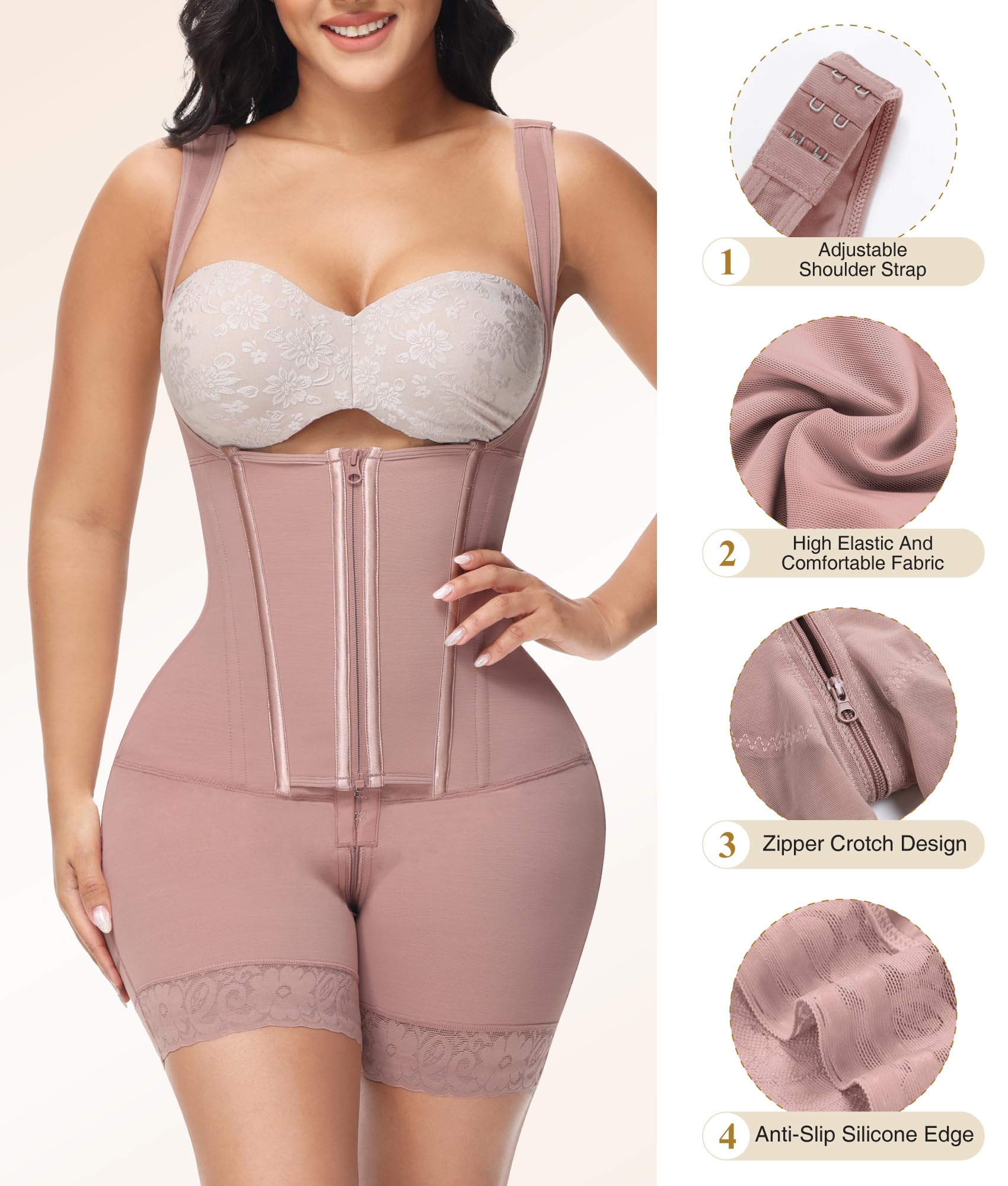Shapewear Tummy Control Body Shaper Girdles Post Surgery Compression Garment