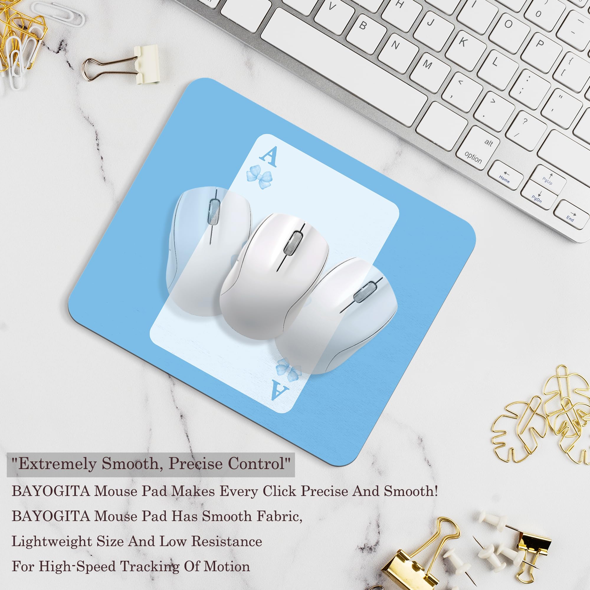 Coquette Mouse Pad, 9.5x8 Inches