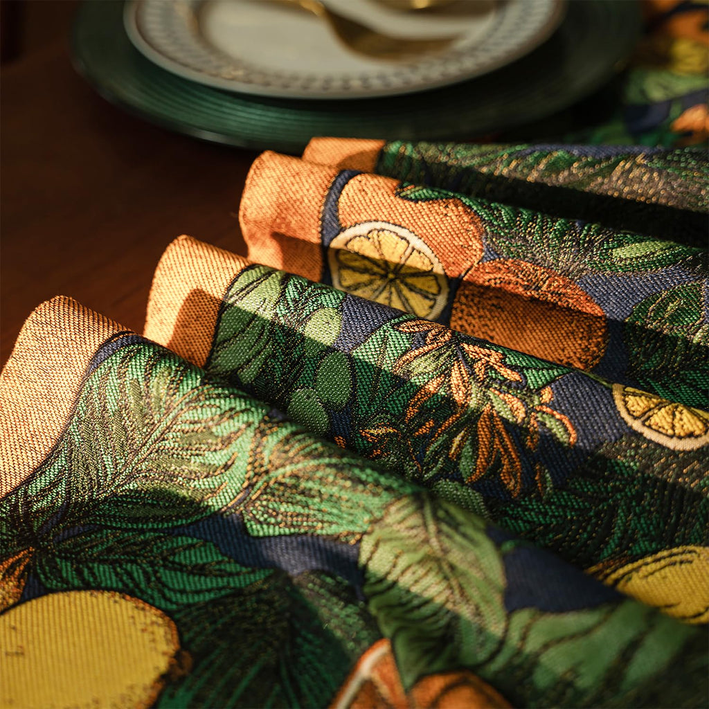 Retro-Luxury Tassels Table Runner Series for Kitchen Dining Table