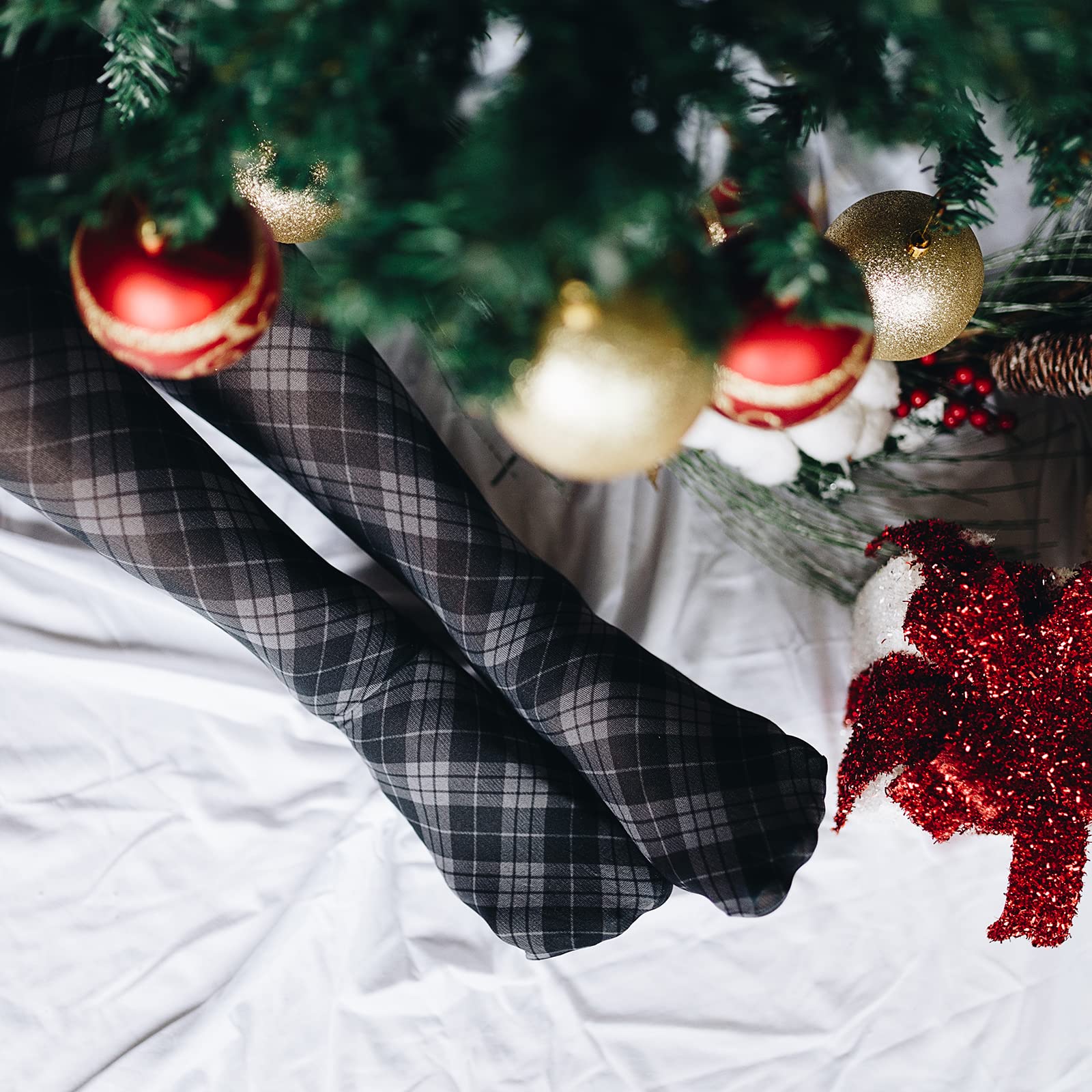 Women's 3 Pairs Knee High Trouser Socks, Classy and Colorful Printed Patterns, Silky Smooth Material