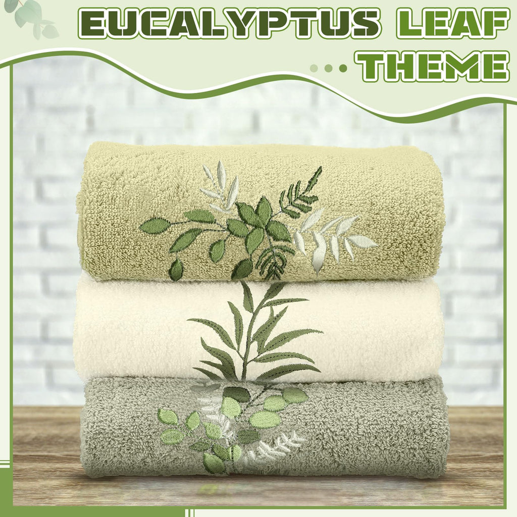 Rose Floral Hand Towels Farmhouse Pink Rose Bathroom Decor 14x29 Inch Embroidered Decorative Cute Summer Flowers Hand Towels Cotton Soft Absorbent Towels for Bathroom Kitchen