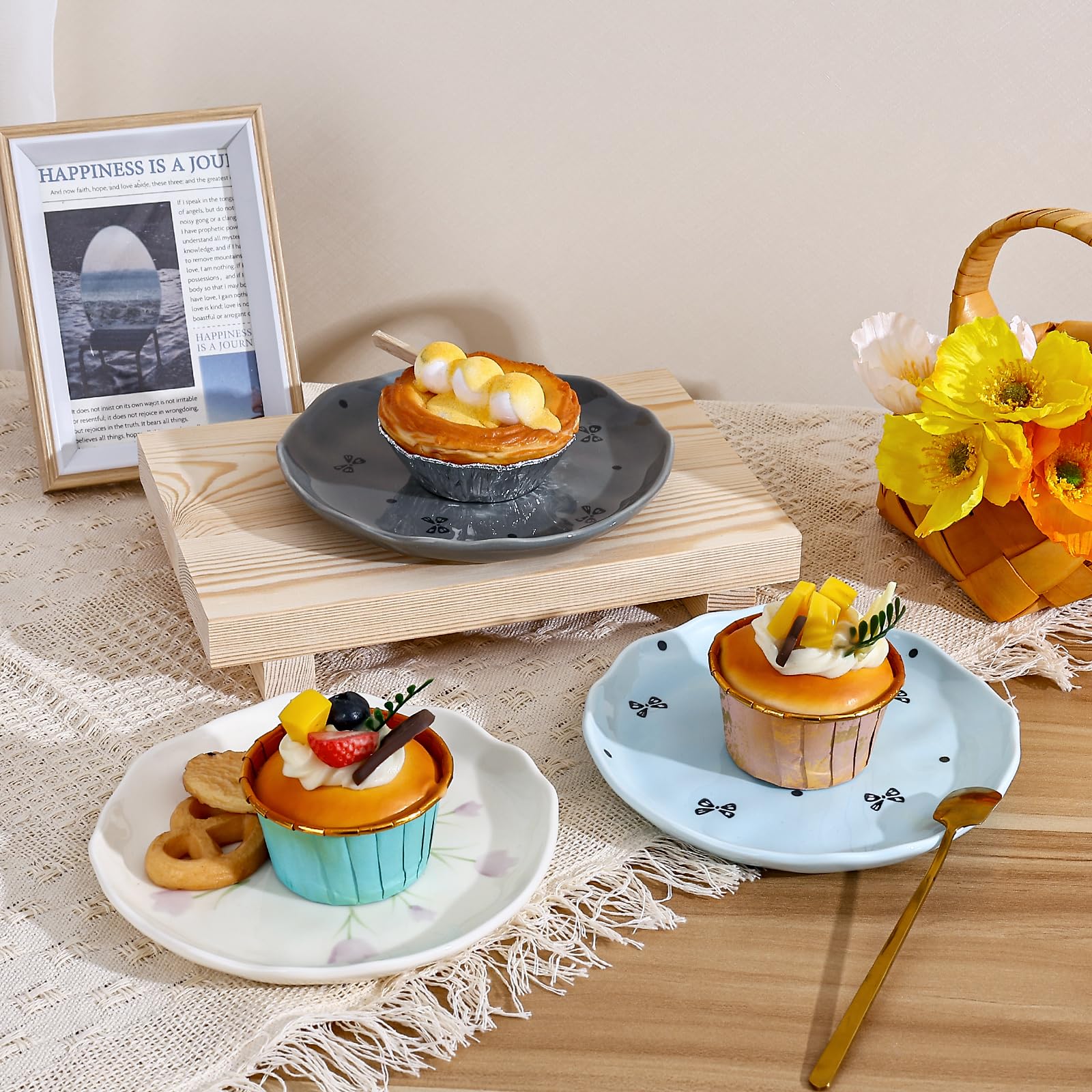 Ceramic Dessert Plates, Cute Creative Dinner Plates Design