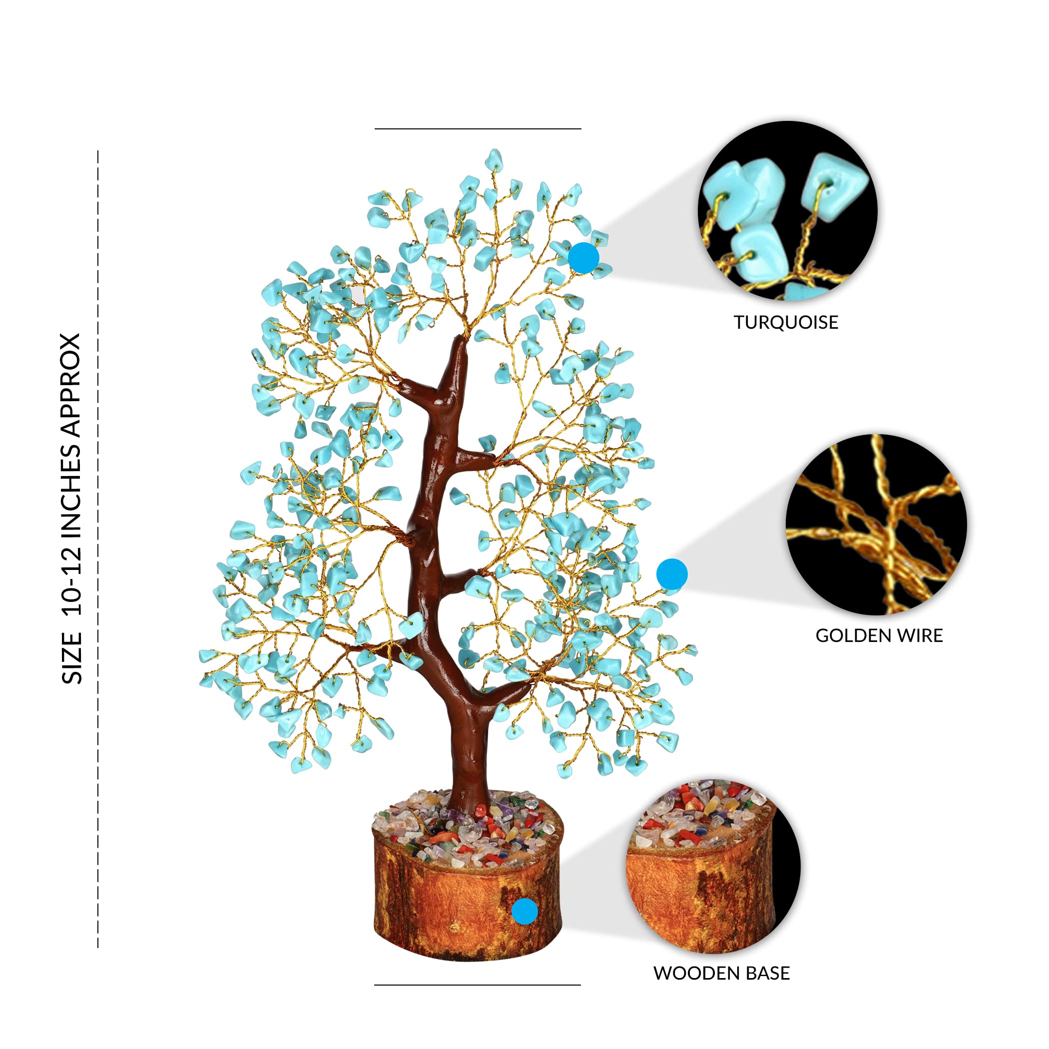 Rose Quartz Crystals Good Luck Money Tree