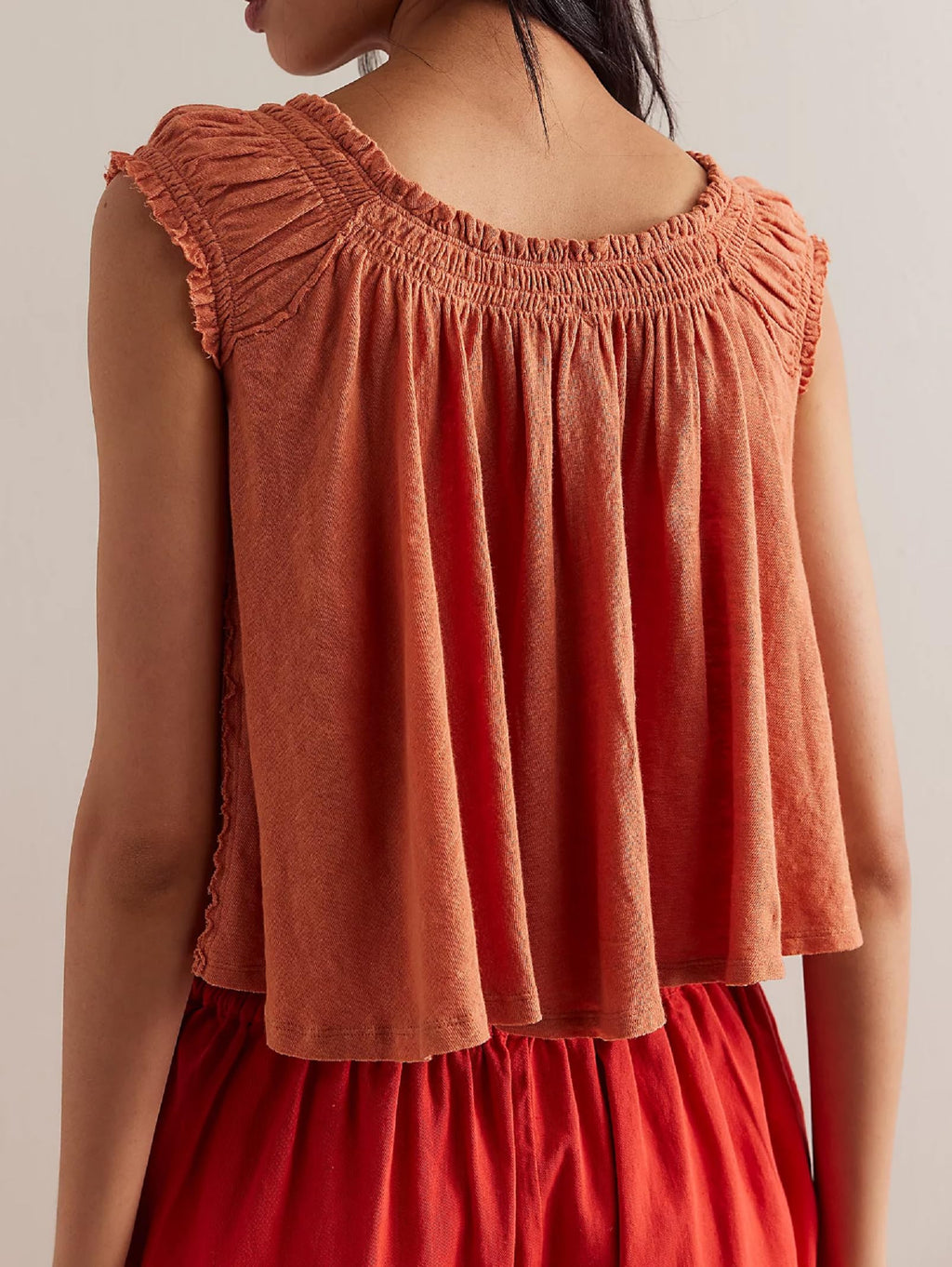 Y2K Short Sleeve Babydoll Tops for Women Cute Aesthetic U Neck Teen Girls Tshirt Ruffle Hem Patchwork Peplum Shirts