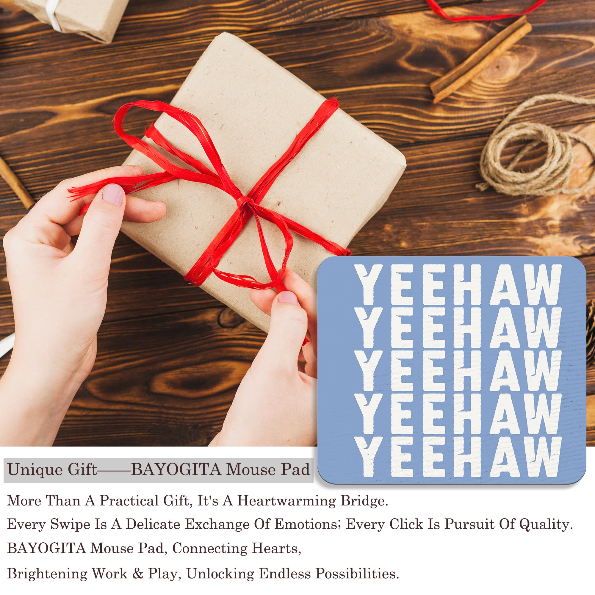 Coquette Mouse Pad, 9.5x8 Inches