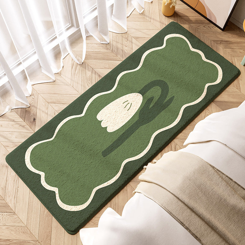 Strip Flower Petal Rug