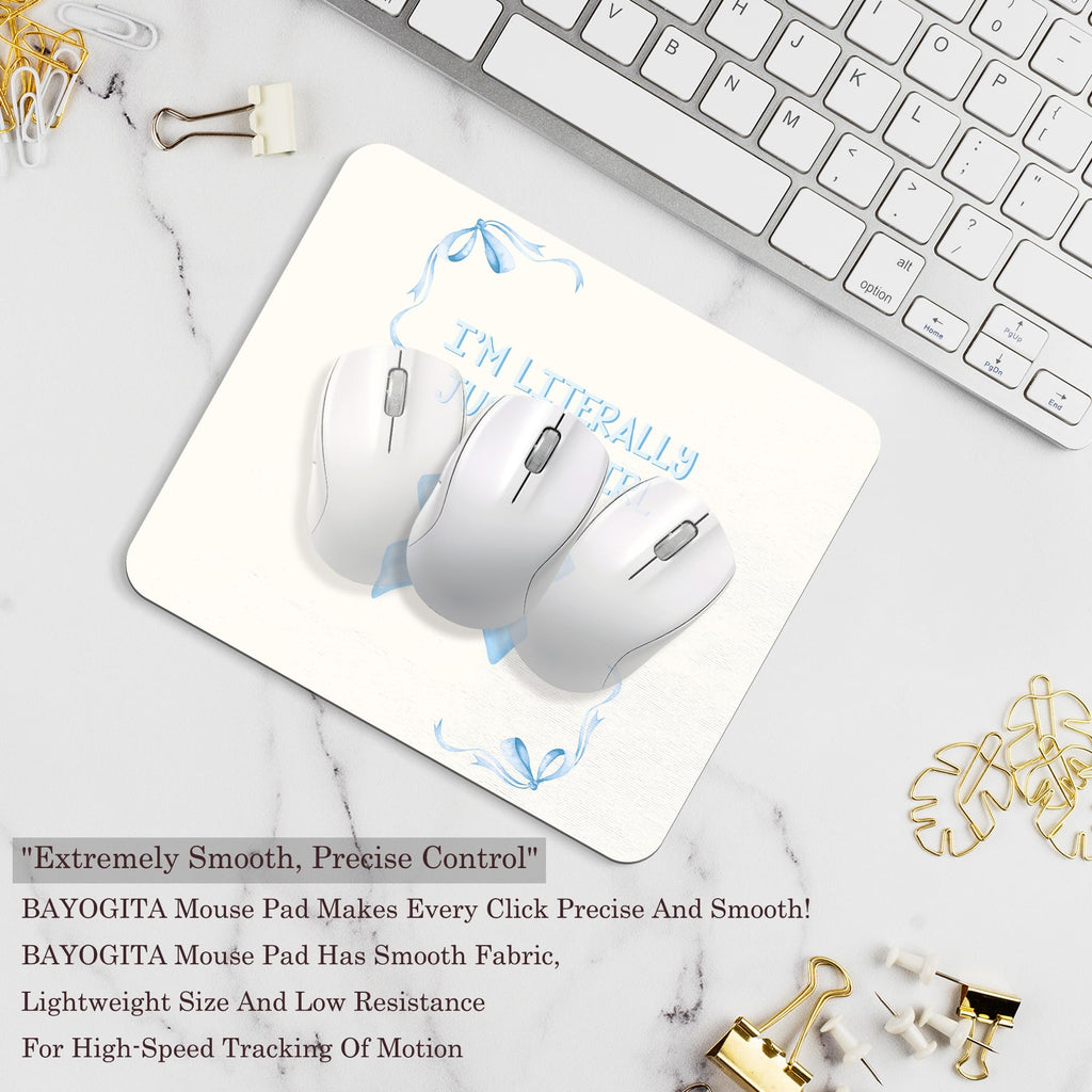 Coquette Mouse Pad, 9.5x8 Inches