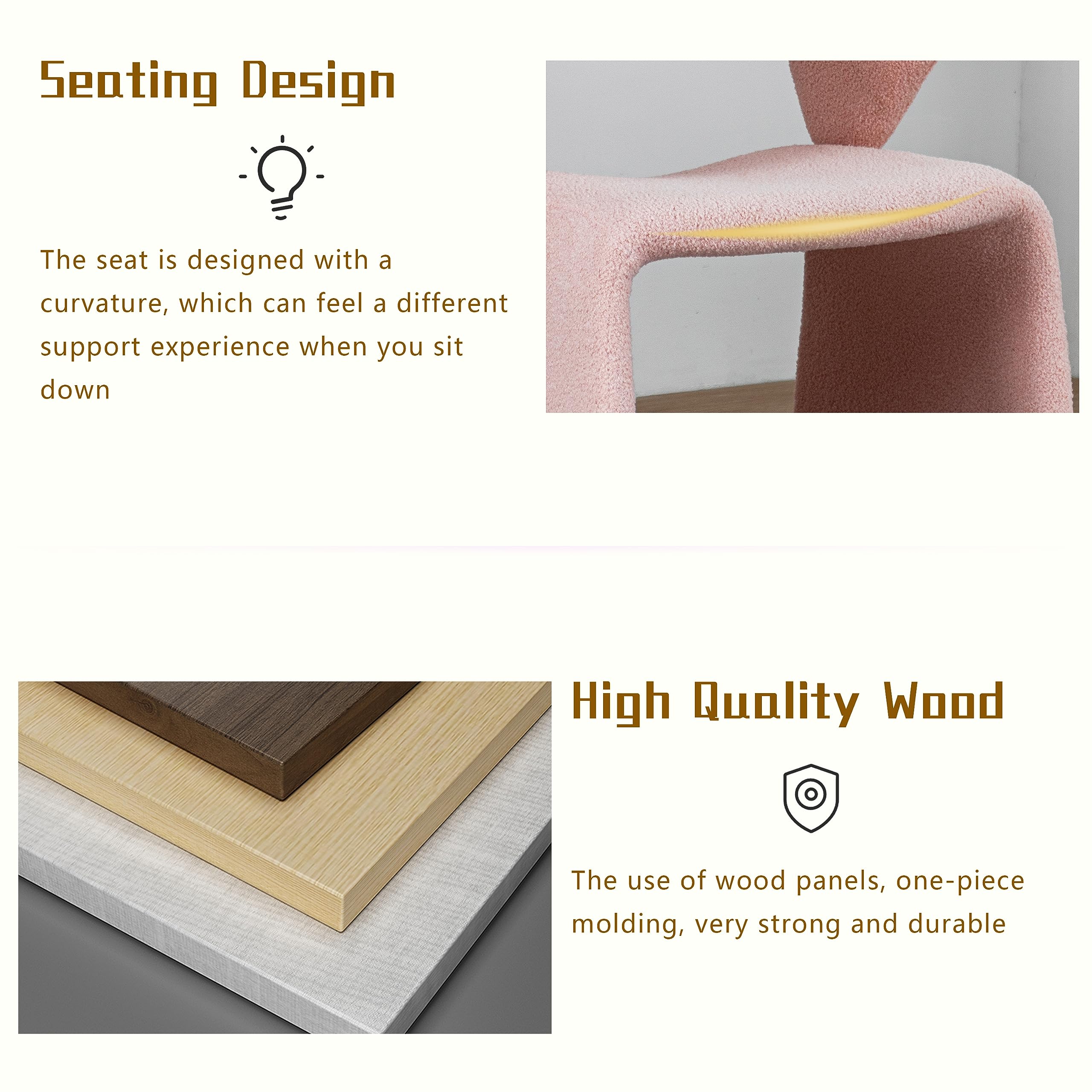 Modern Bouclé Sherpa Accent Chair â€?Comfy Tufted Lamb Fabric Armed Leisure Chair for Reading, Bedroom, Office, and Living Room