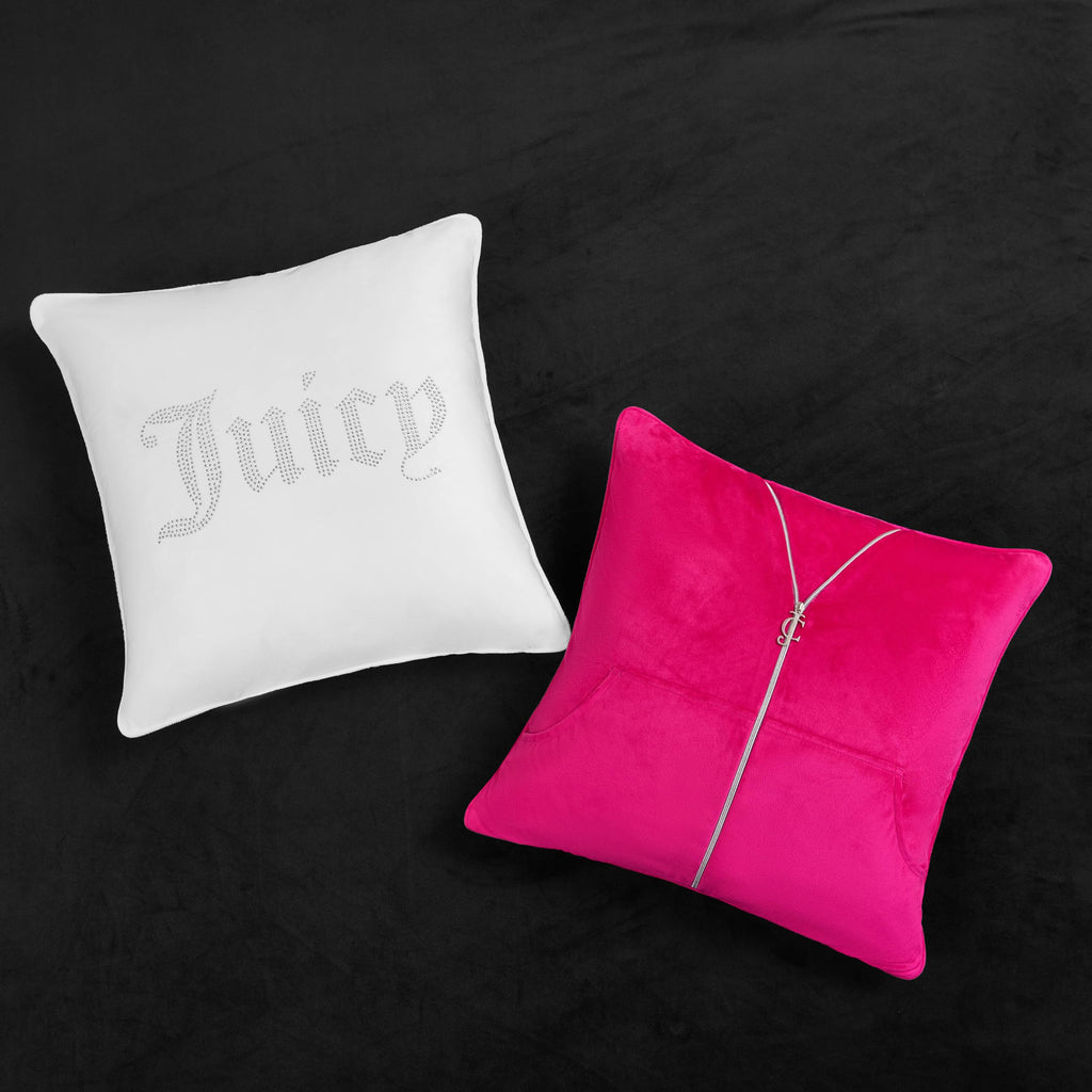 Juicy Couture Solid Velour 3-Piece King Comforter Set â€?Luxurious Bedding Ensemble