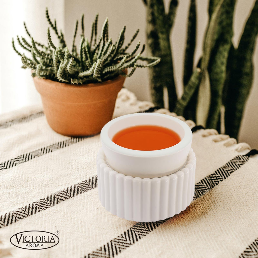 Ceramic Wax Melter 3-in-1 Candle Warmer for Scented Wax - Electric Fragrance Burner