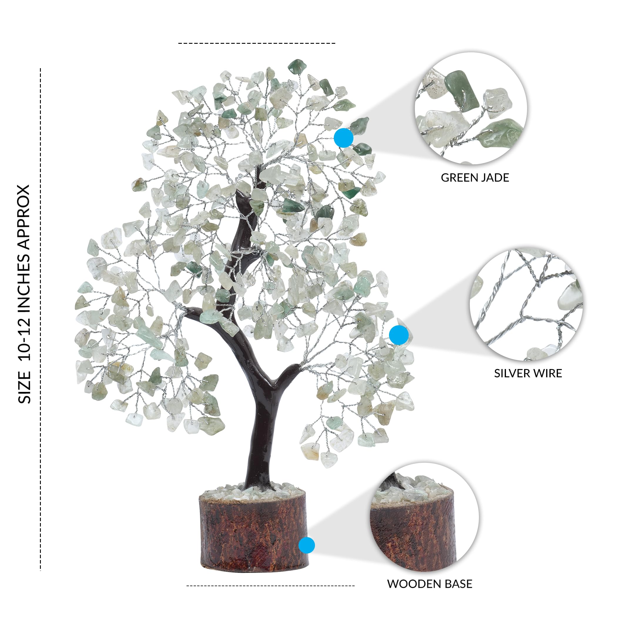 Rose Quartz Crystals Good Luck Money Tree