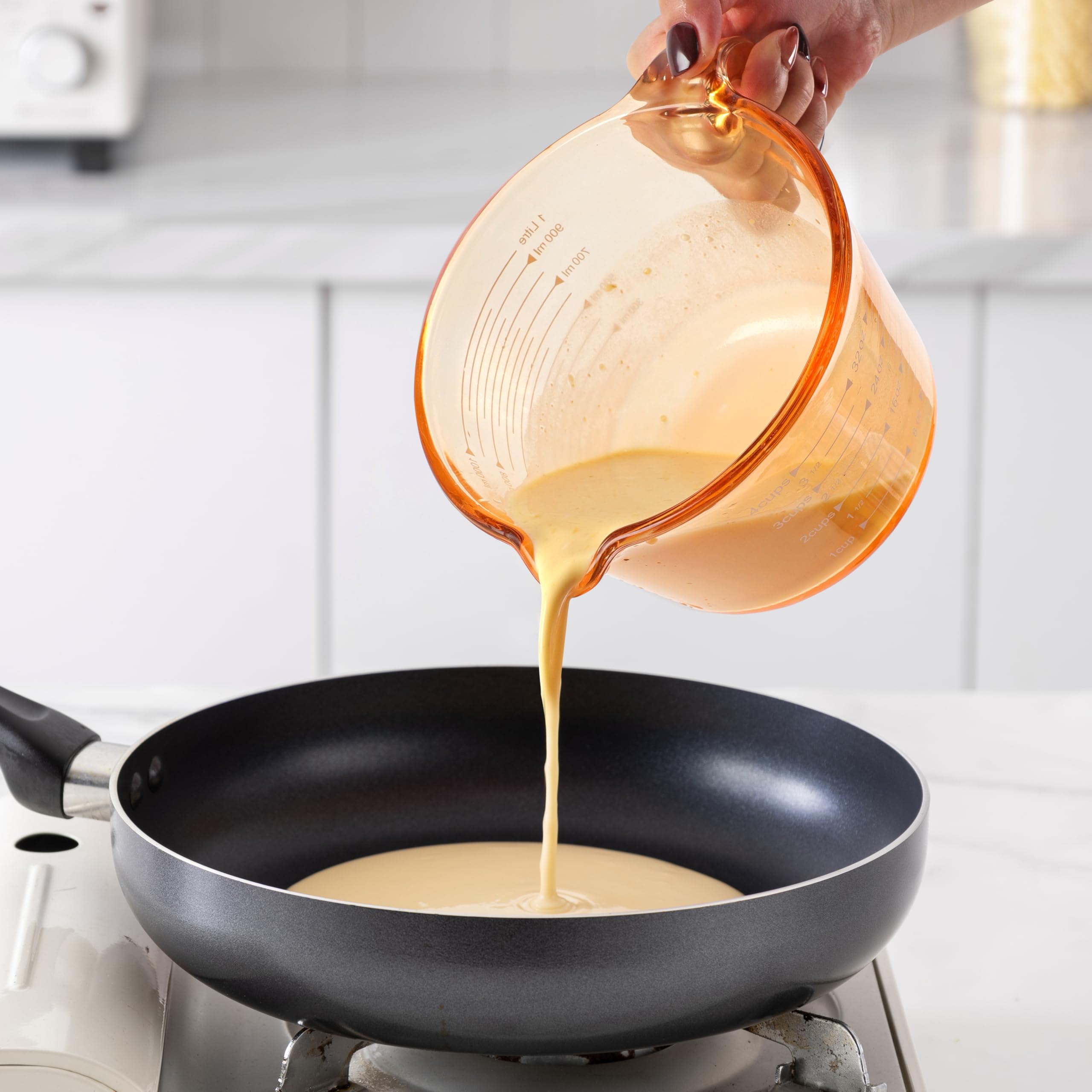 Glass Measuring Cups - Ideal for Cooking and Baking