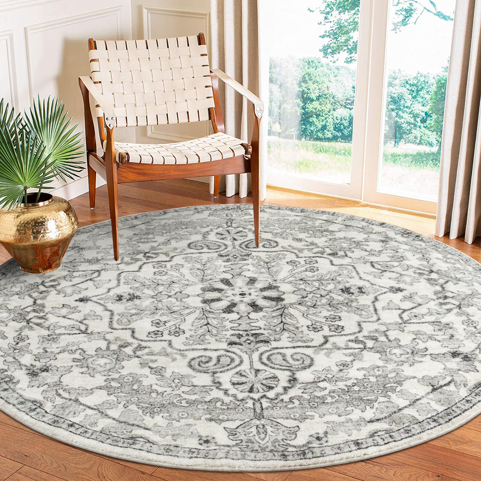 Floral Bohemian Medallion Area Rugs