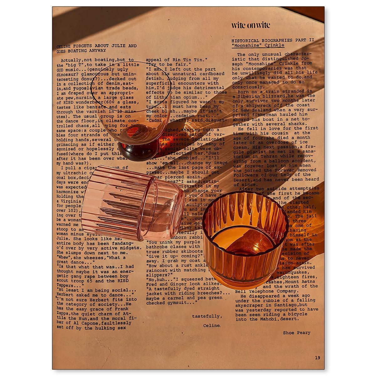 Cocktail Poster Alcohol Drink Wall Art Preppy Bar Cart Canvas Prints for Funky Bar Kitchen Wall Decor