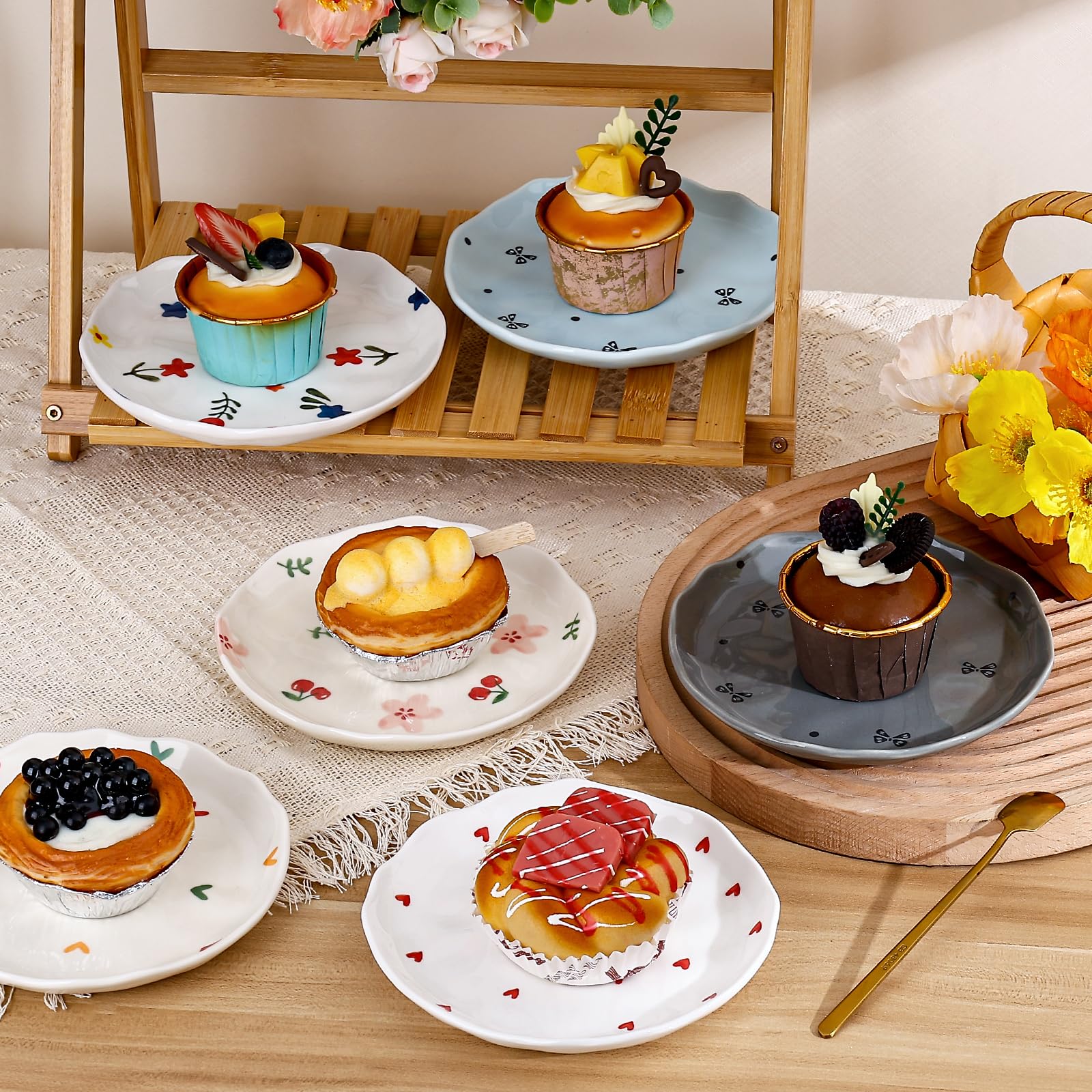 Ceramic Dessert Plates, Cute Creative Dinner Plates Design