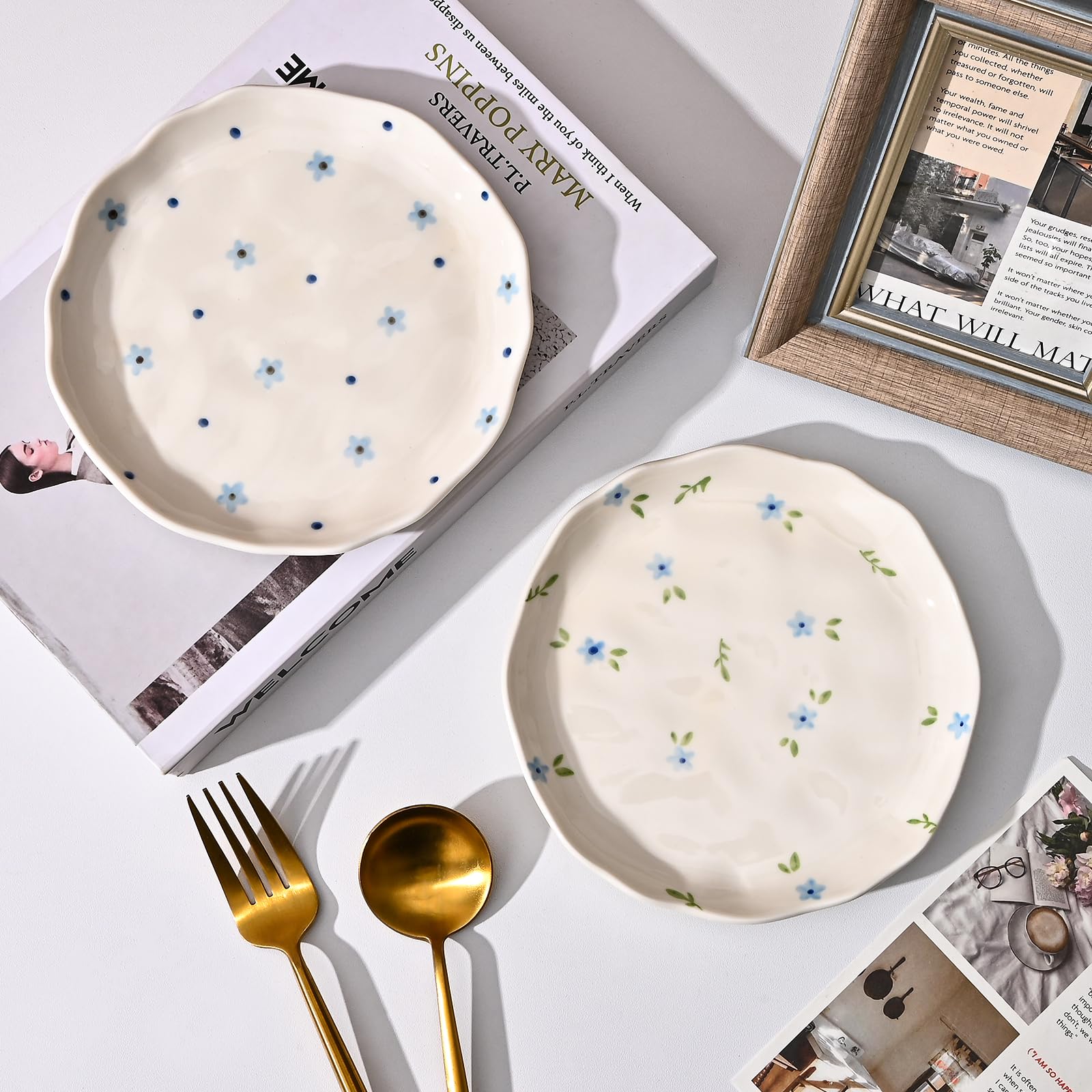 Ceramic Dessert Plates, Cute Creative Dinner Plates Design