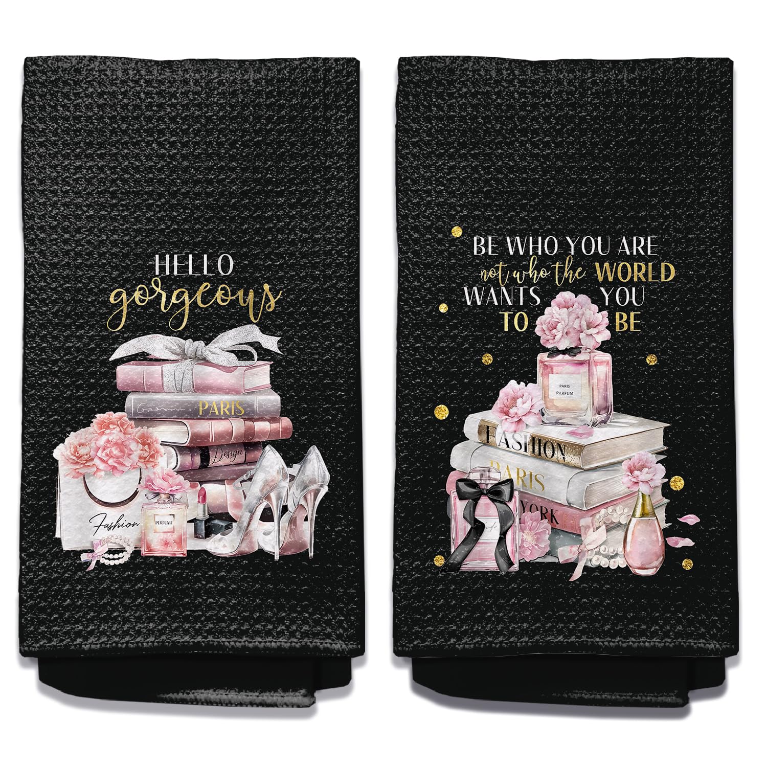 Pink Bathroom Accessories Pink Hand Towels for Bathroom Decorative Towels for Washroom Bath Towels