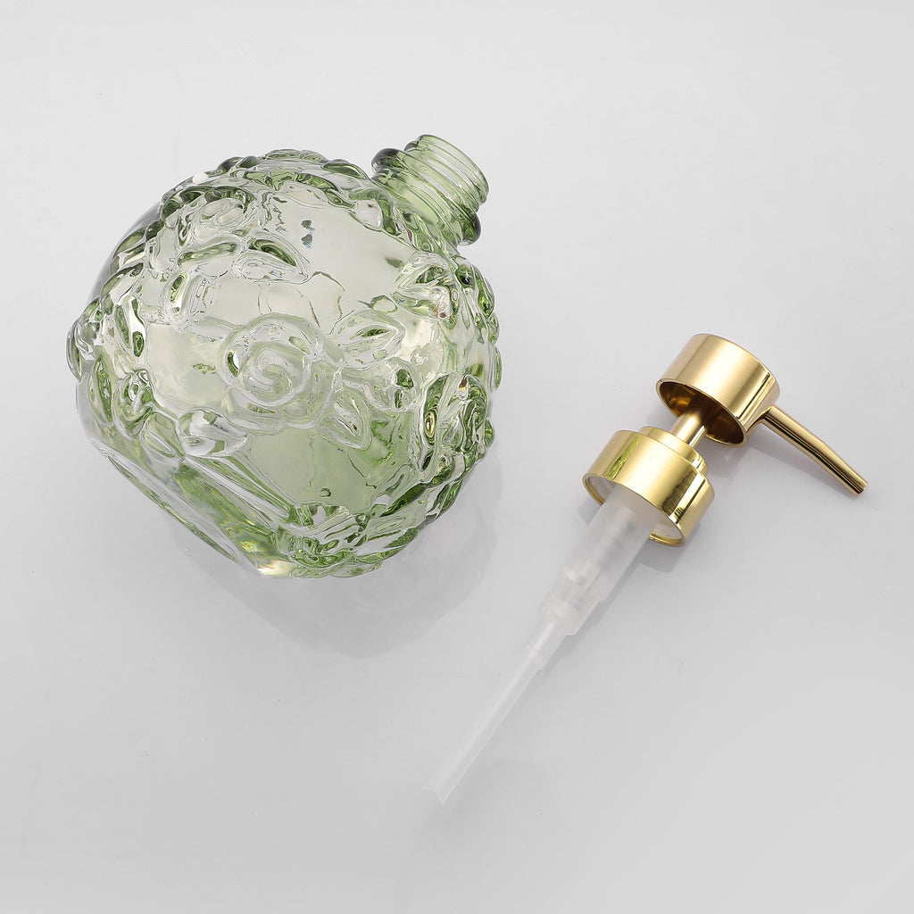 Glass Soap Pump Dispenser, Refillable Soap Dispenser