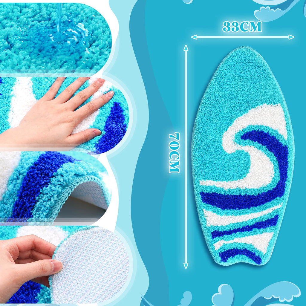 Flower Shower Mat Summer Bathroom Rug Flower Shape Shower Mat Door Cute Bath Summer Bathroom Decoratio Non Slip Washable Bath Rug