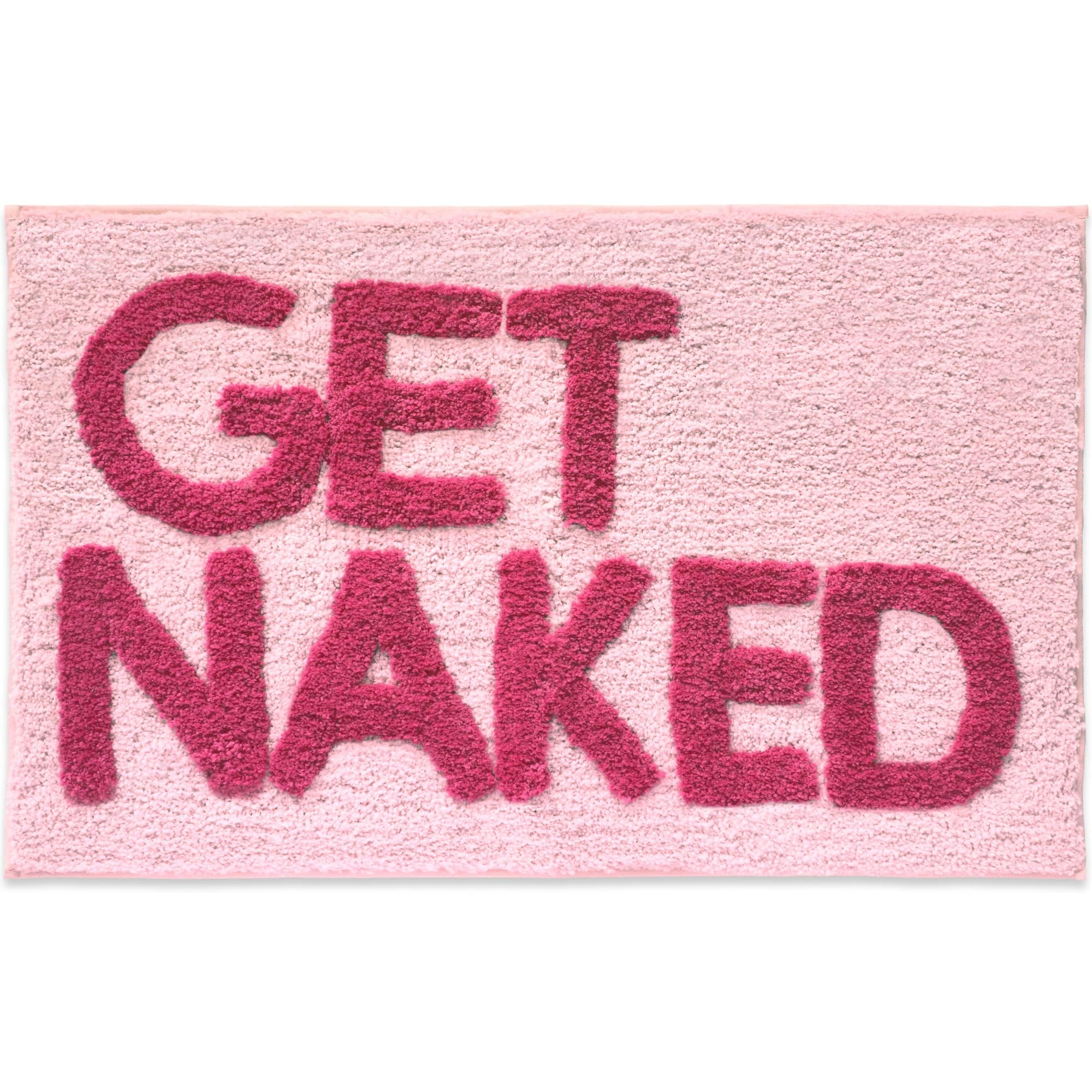 Get Naked Bath Mat - Cute Bathroom Rugs 31" x 20"