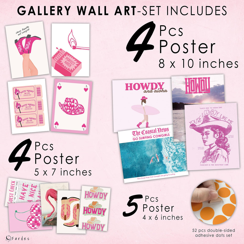 Preppy Aesthetic Wall Collage Kit â€?Cute Posters for Girls' Bedroom Decor