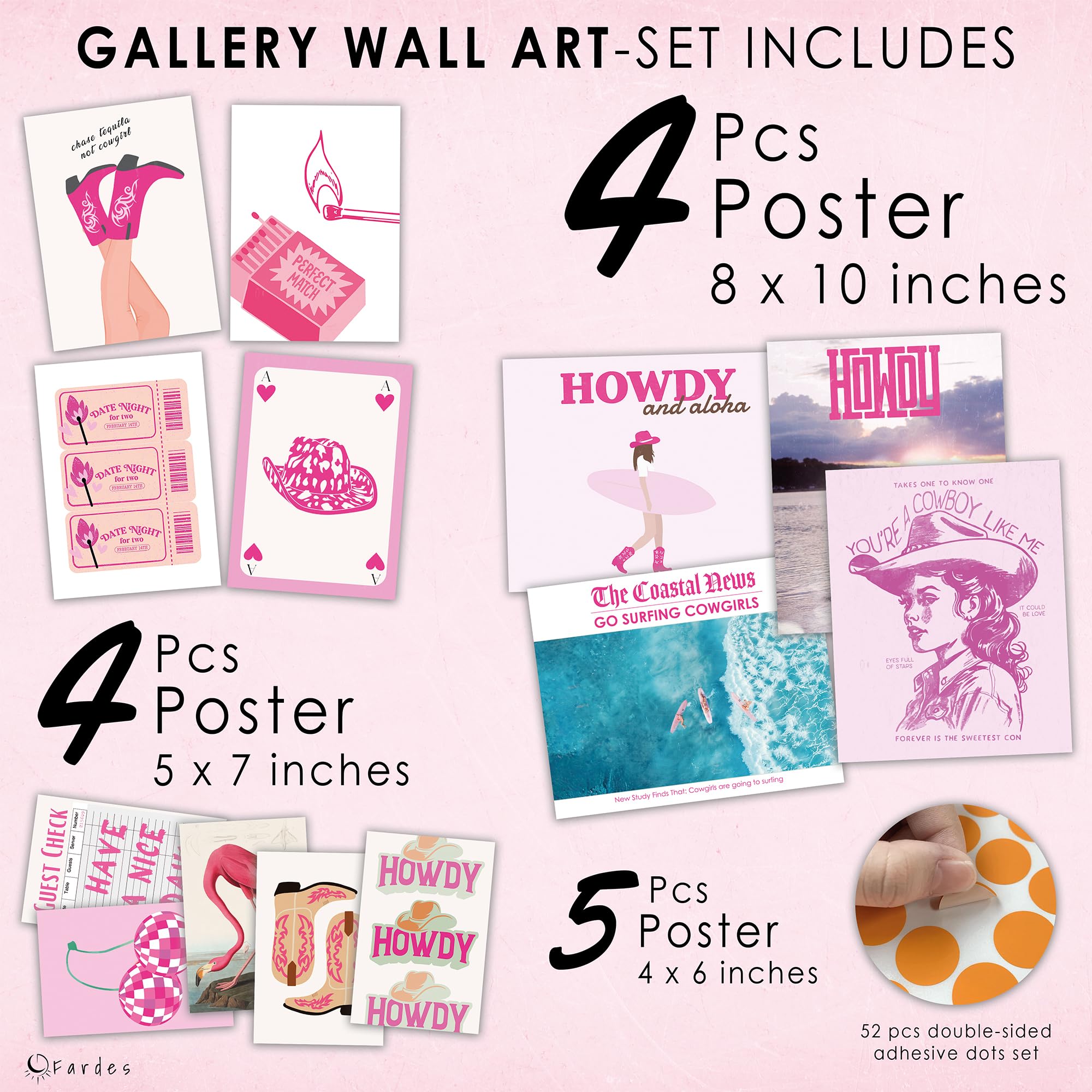 Preppy Aesthetic Wall Collage Kit â€?Cute Posters for Girls' Bedroom Decor