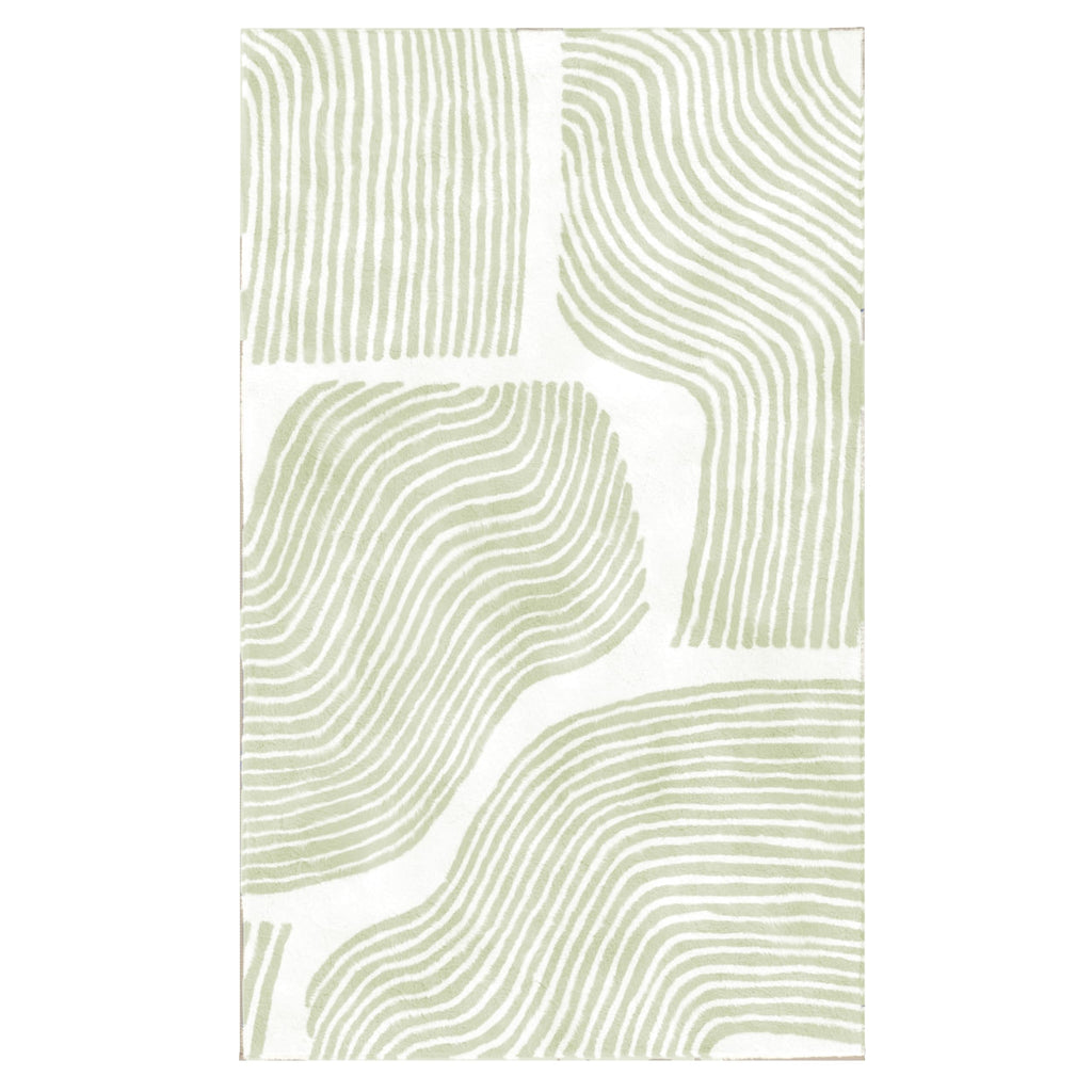 Zen Garden Area Rug - Ultra Soft Area Rug, Non Slip, Stain Resistant Living Room Rug, Washable Area Rugs for Living Room, Rugs for Bedroom