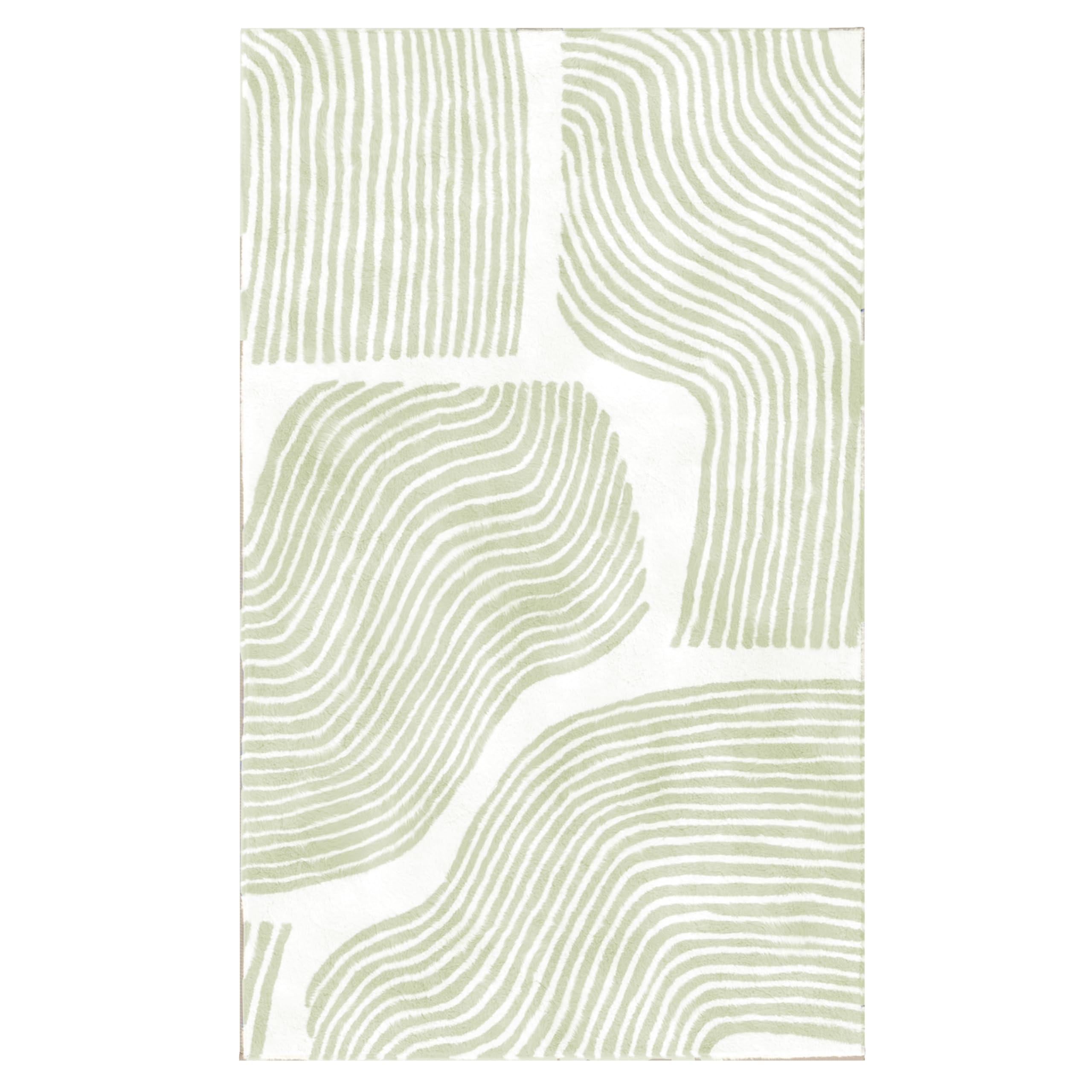 Zen Garden Area Rug - Ultra Soft Area Rug, Non Slip, Stain Resistant Living Room Rug, Washable Area Rugs for Living Room, Rugs for Bedroom