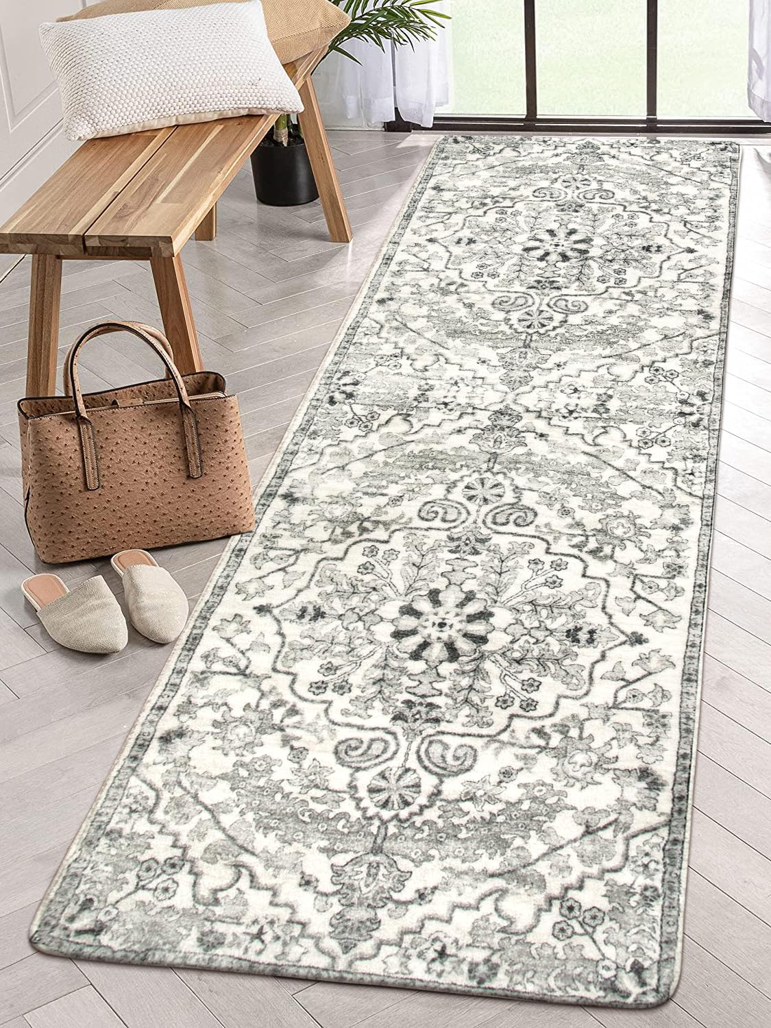 Floral Bohemian Medallion Area Rugs