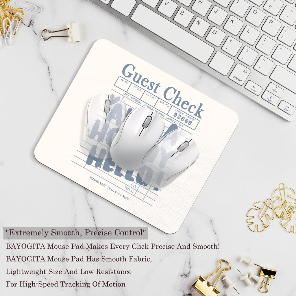 Coquette Mouse Pad, 9.5x8 Inches