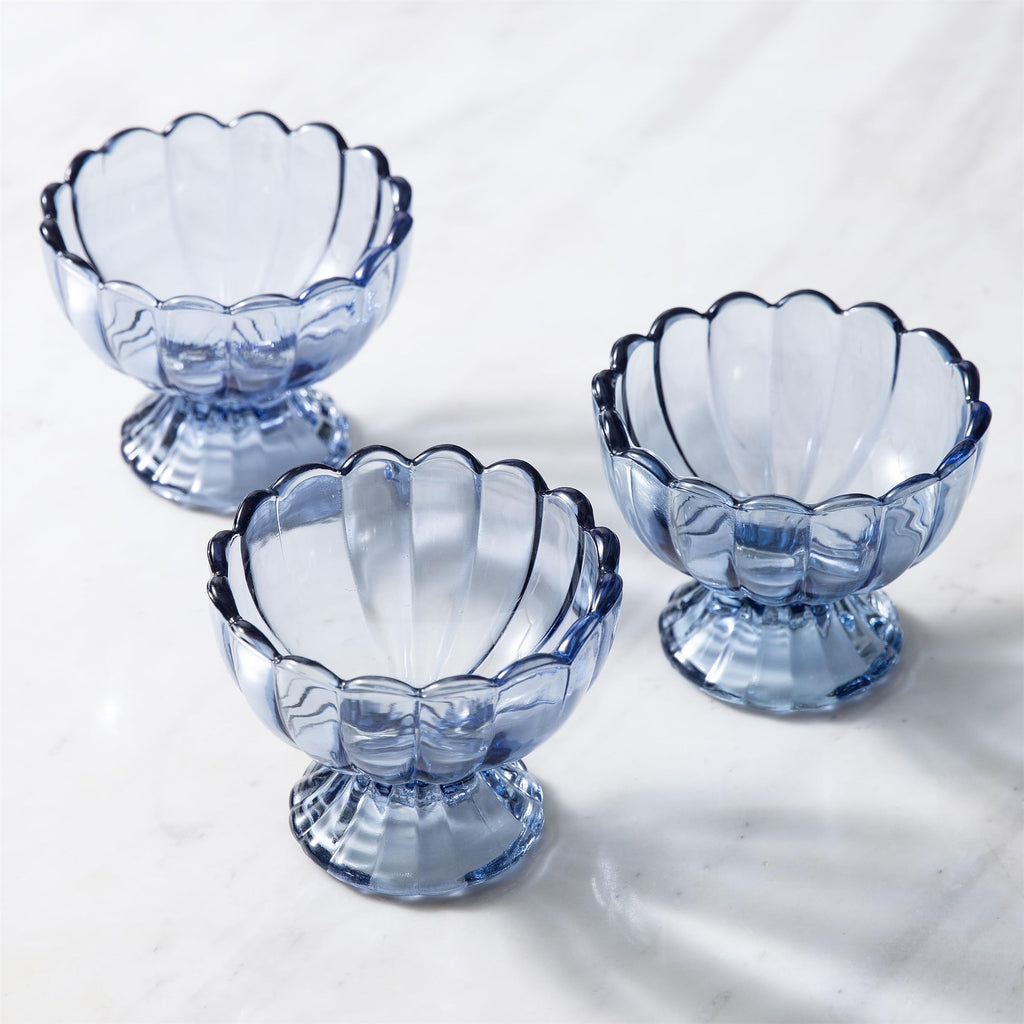 Set of 5oz Footed Tulip Glass Dessert Cups â€?Perfect for Ice Cream, Sundaes, Fruit, Snacks, Cocktails & Holiday Parties