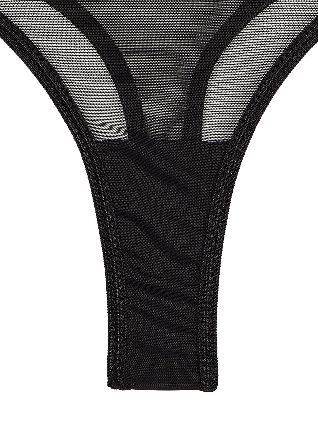 Sexy Mesh Sheer Push Up Lingerie Set