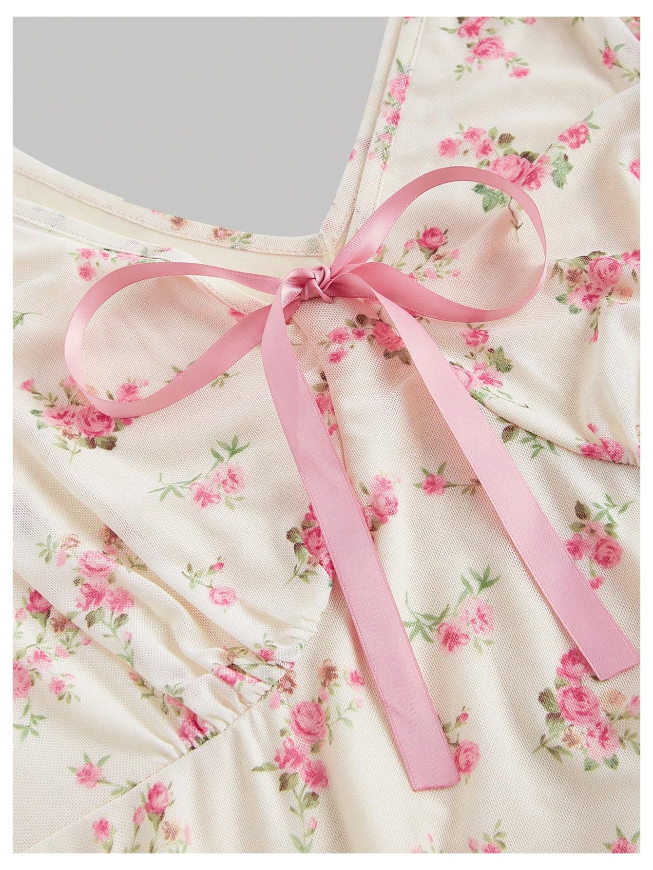 Women's Plus Size Floral Sleeveless Midi Dress Fishtail Hem Tank Dress