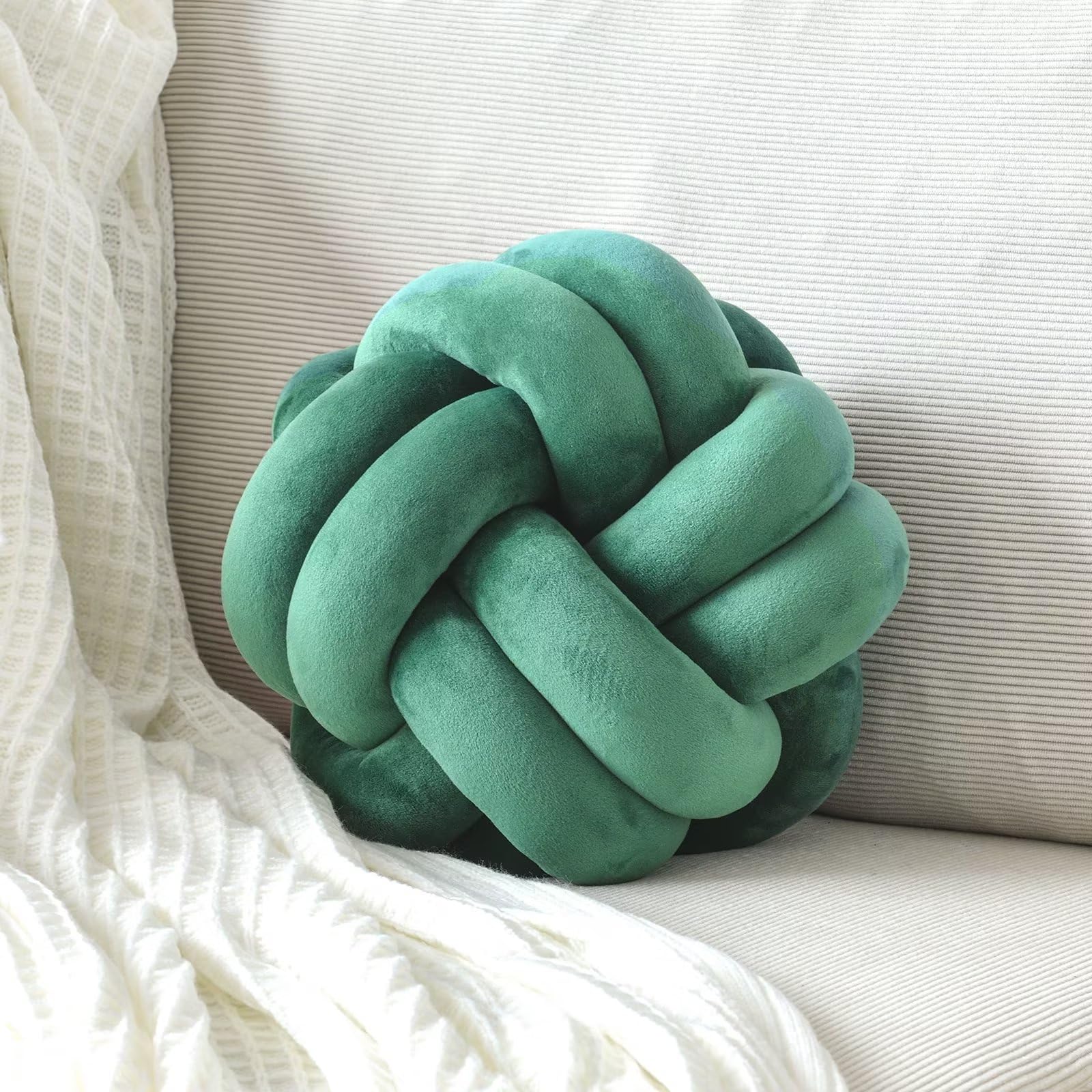 Seashell Decorative Pillow â€?Soft Clam-Shaped Cushion for Sofa, Bed, or Living Room